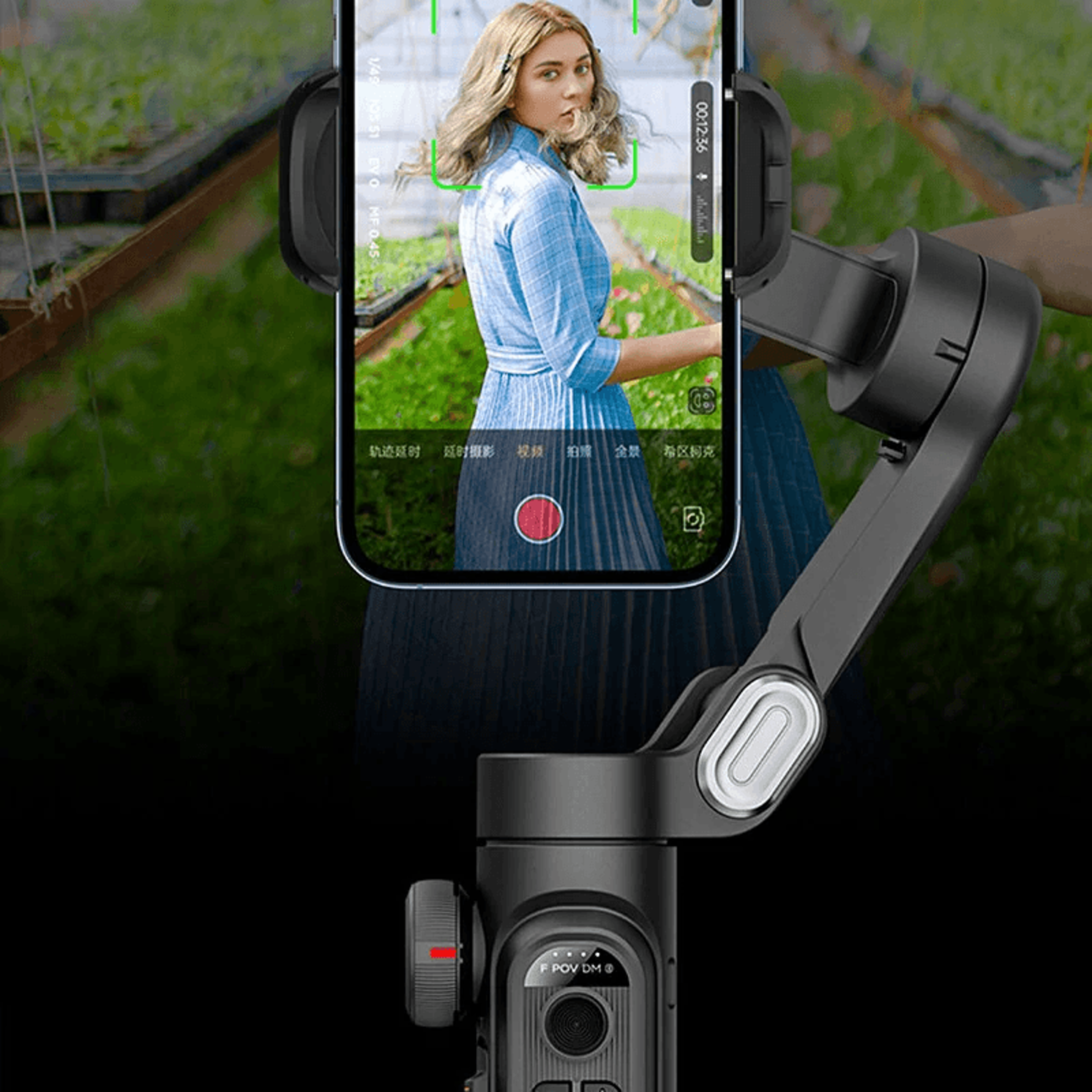Smart Axis Smartphone Gimbal With AI Face Tracking 1