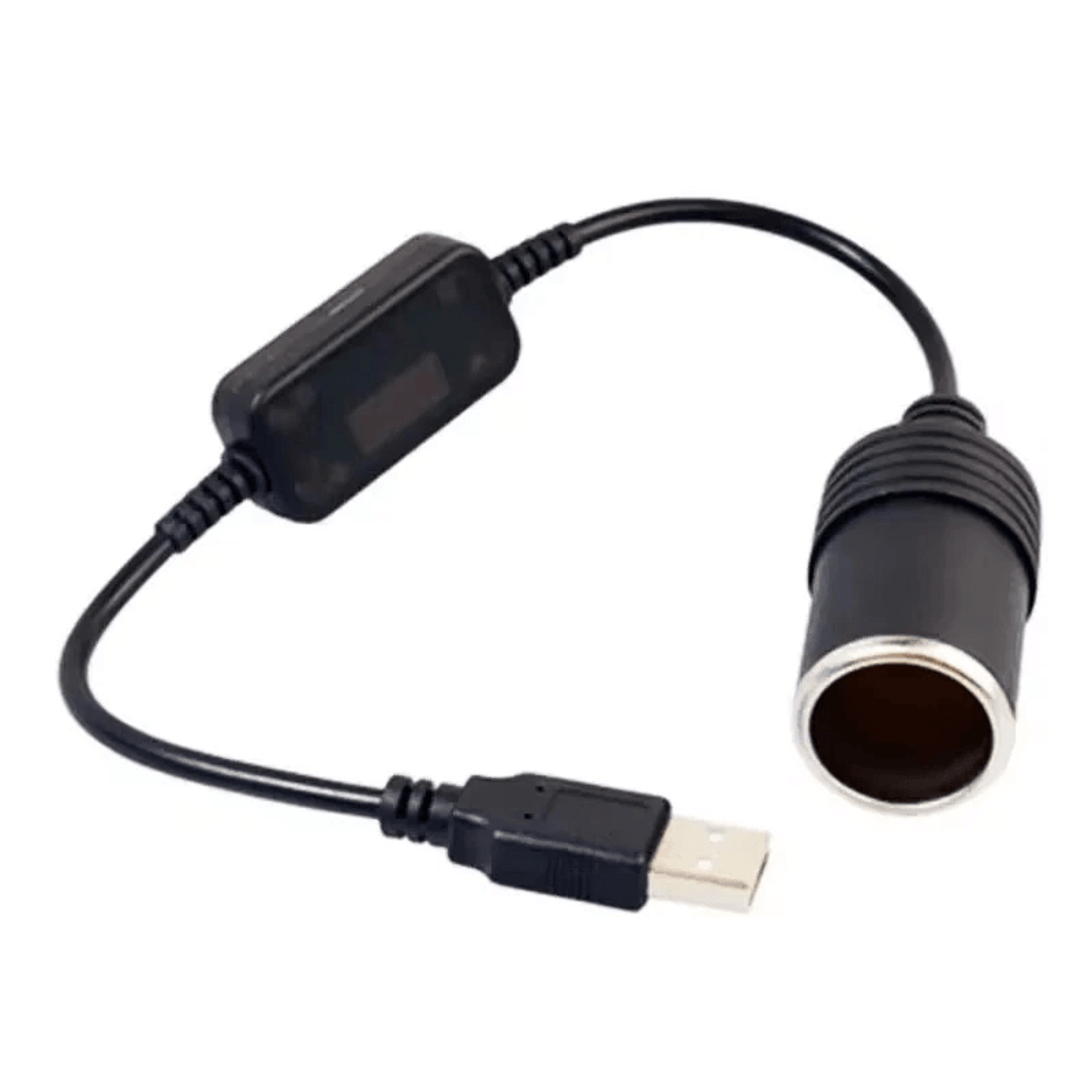 USB To Car Socket Adapter Portable Power Converter Cable For Dash Cams And Car Electronics 4