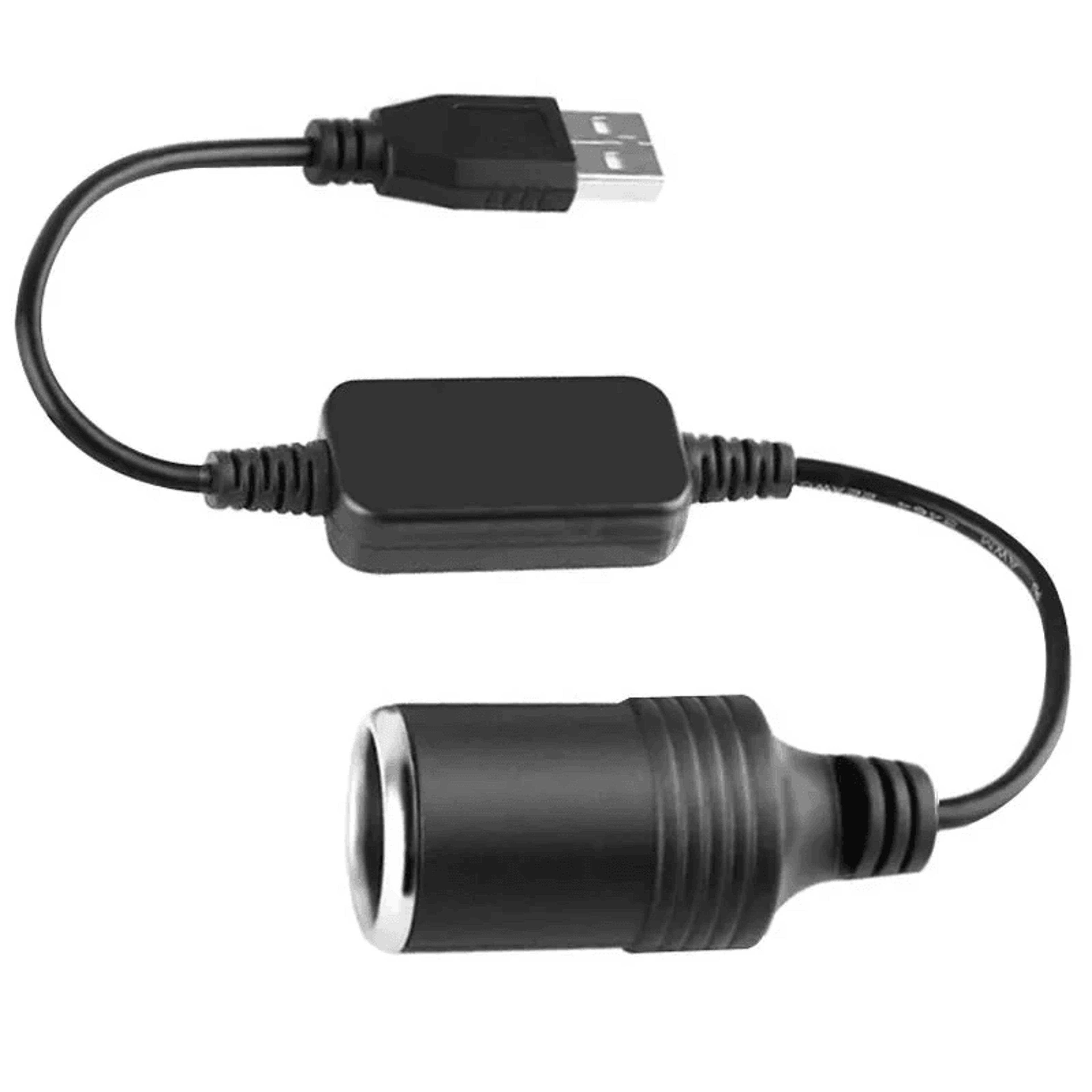 USB To Car Socket Adapter Portable Power Converter Cable For Dash Cams And Car Electronics 0