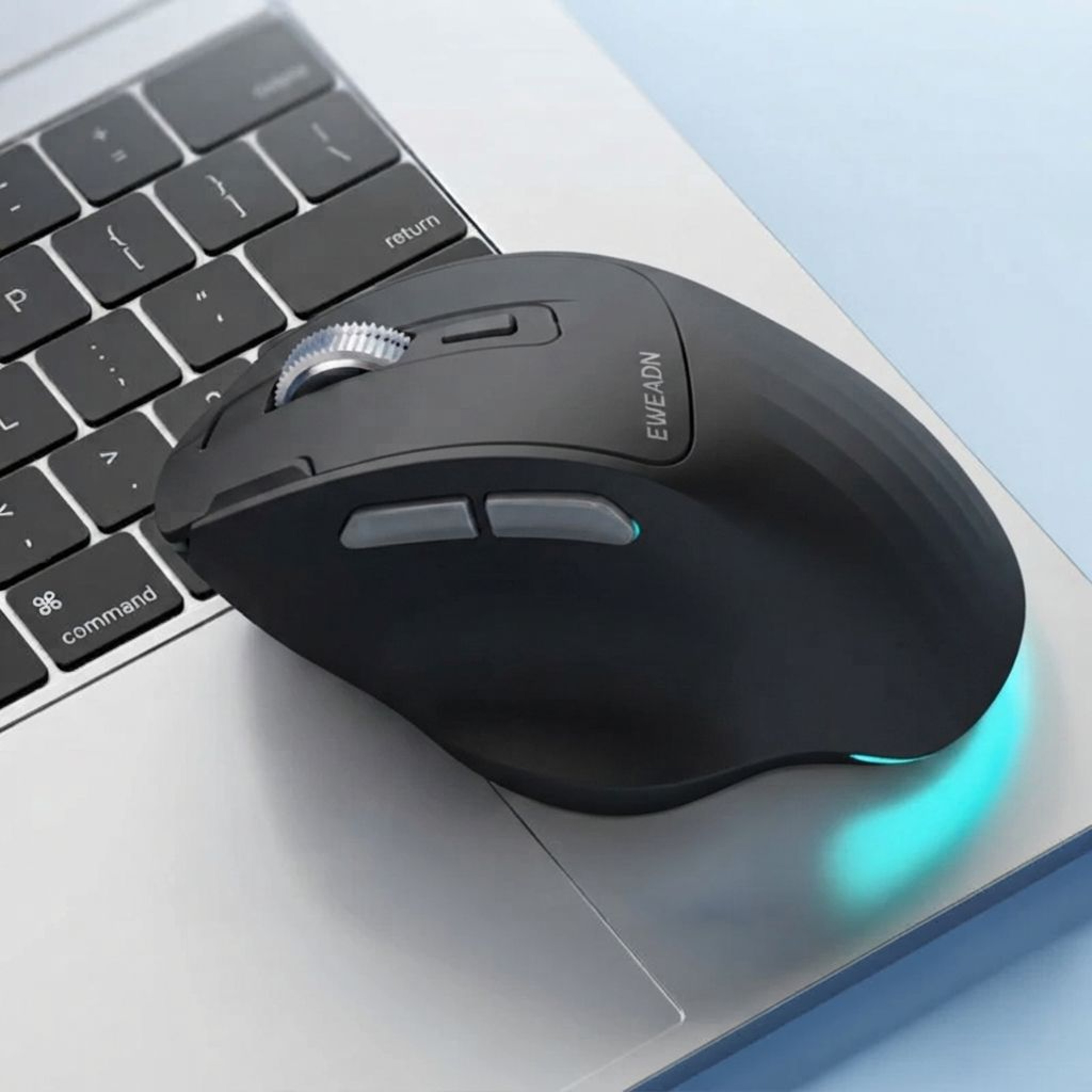 Ergonomic Vertical Wireless Gaming Mouse With Bluetooth RGB Lighting And Adjustable DPI 3