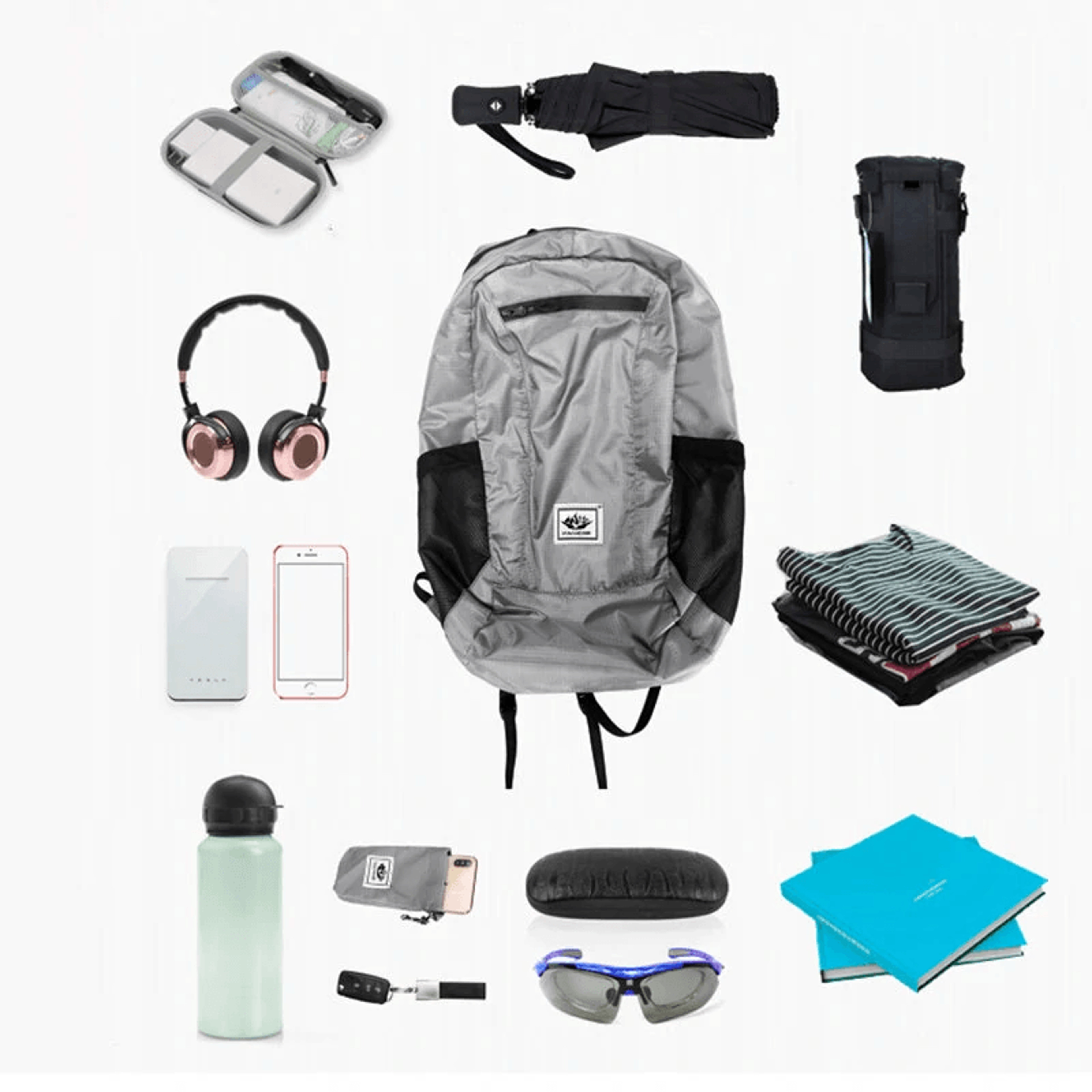 Foldable Hiking Backpack Lightweight Packable Travel Daypack For Men And Women 3