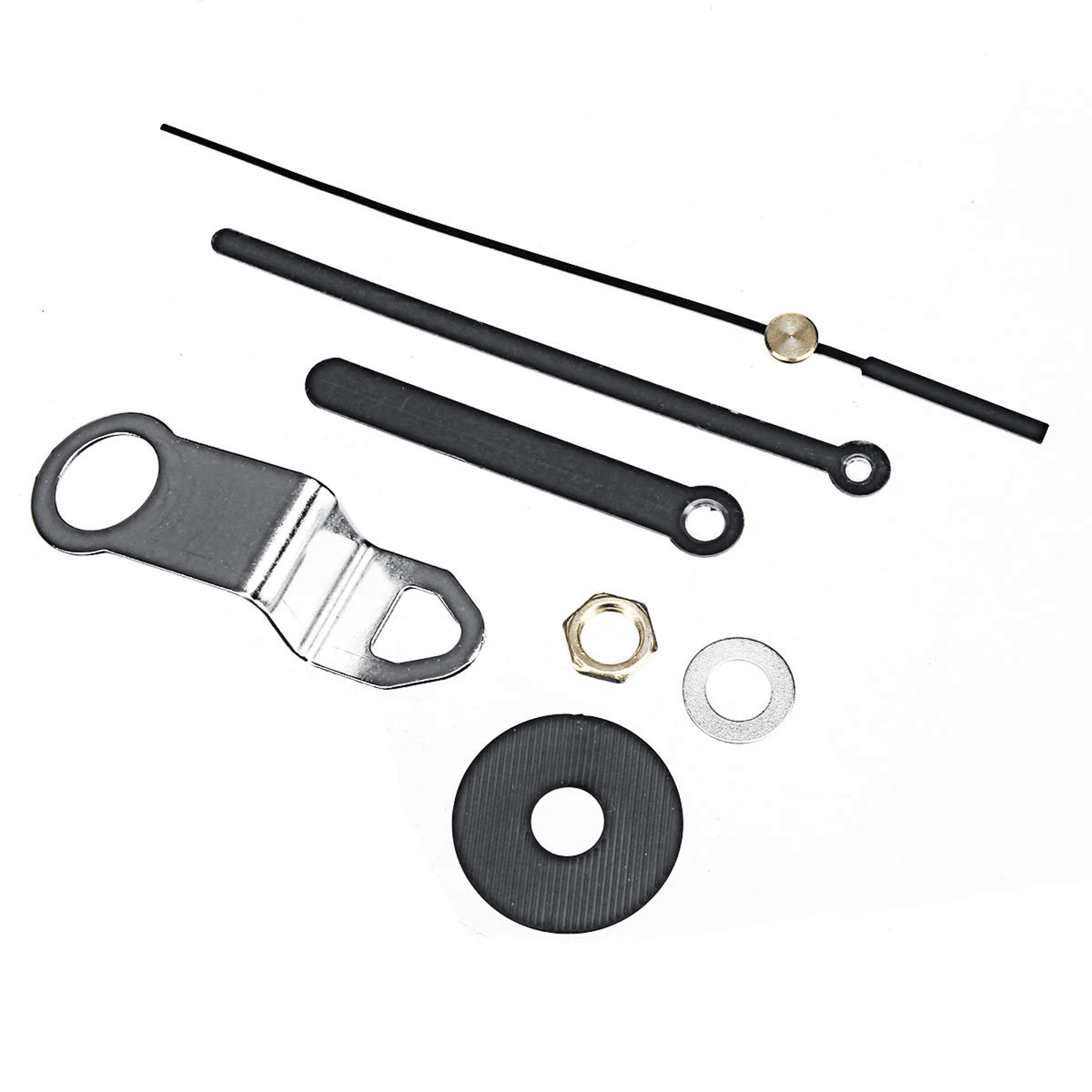 Reverse Running Silent Quartz Clock Movement DIY Replacement Kit With Black Hands 6