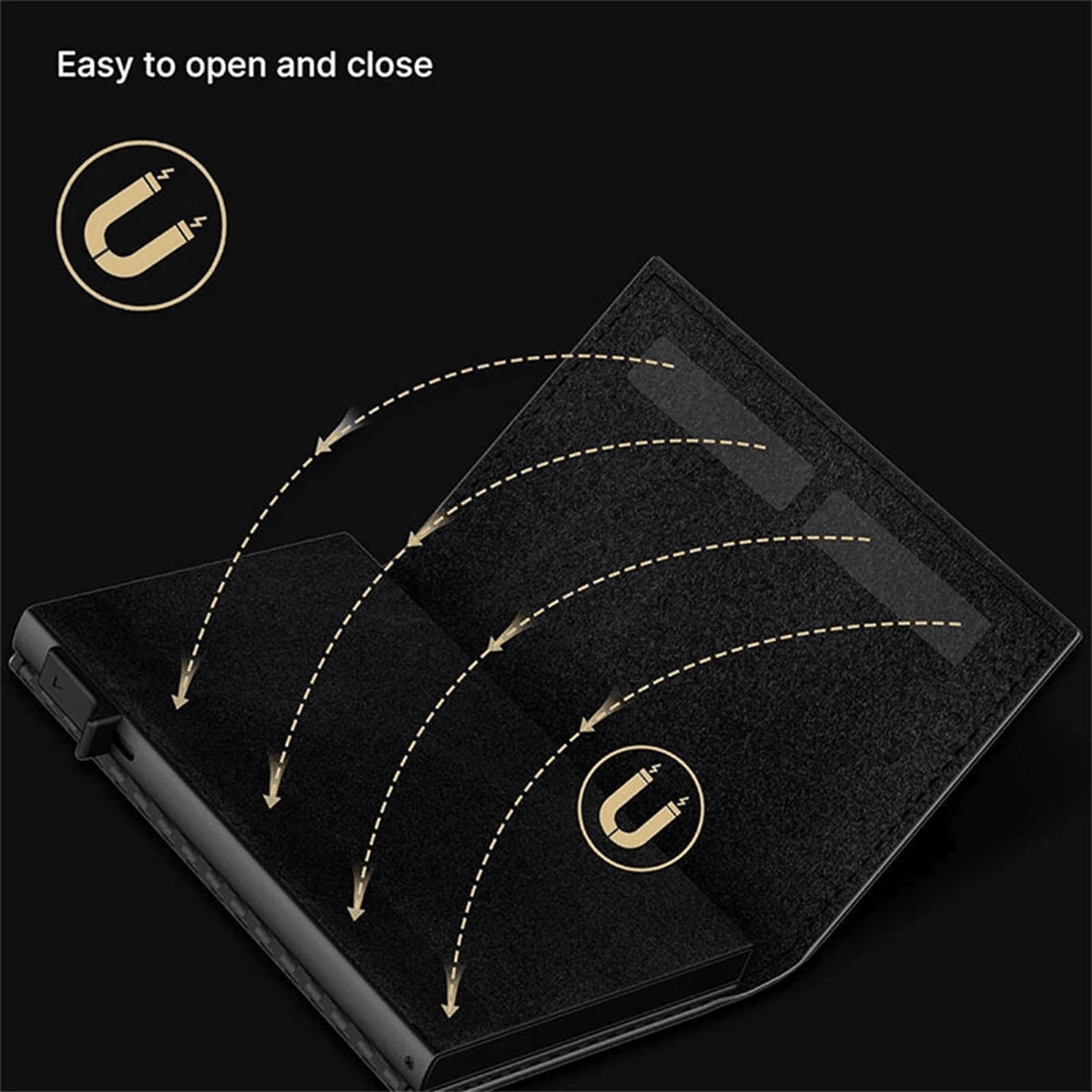 AirTag Compatible RFID Pop Up Wallet With Automatic Card Holder For Men 3