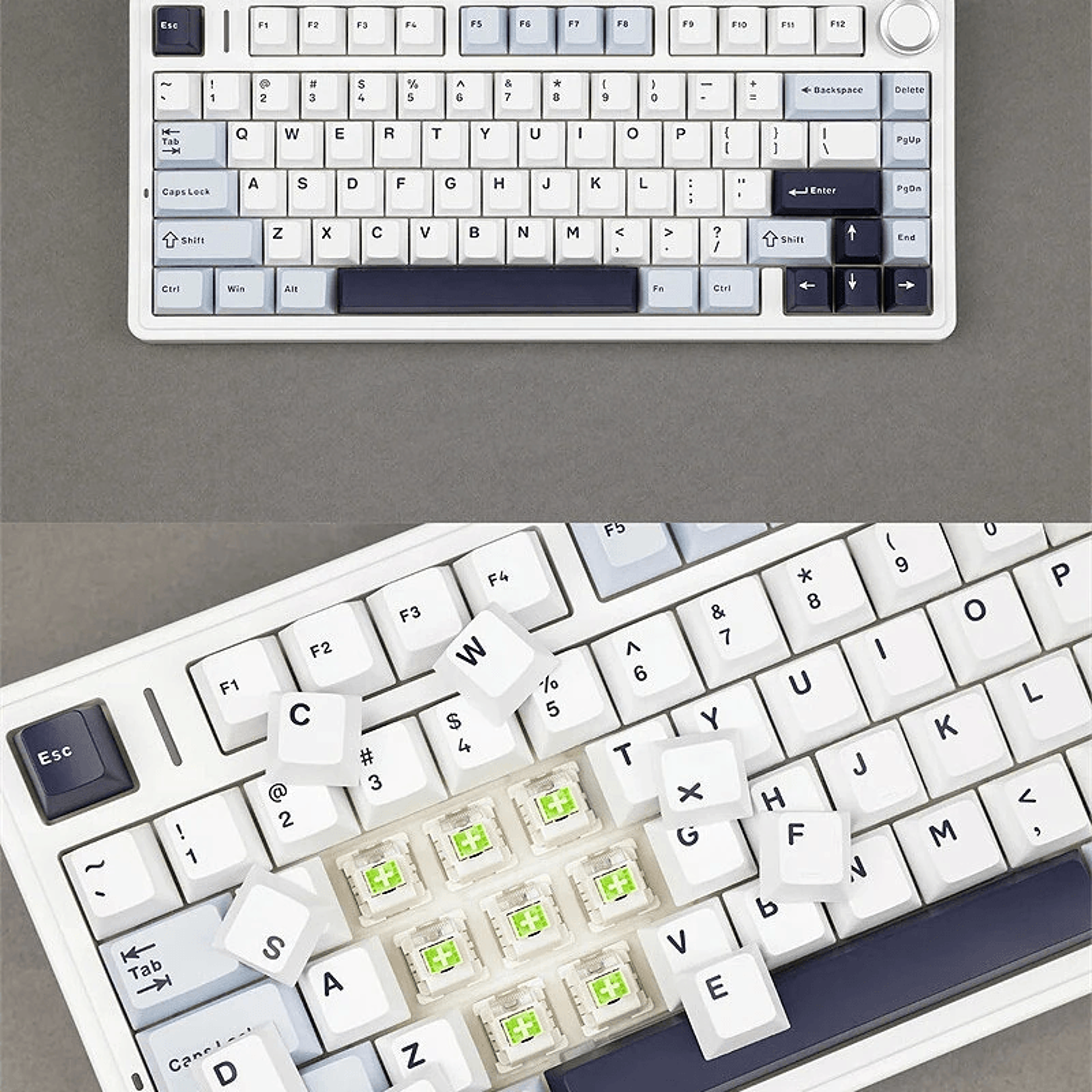 Tri Mode Wireless Mechanical Gaming Keyboard With RGB Hot Swap Keys And Gasket Mount 2
