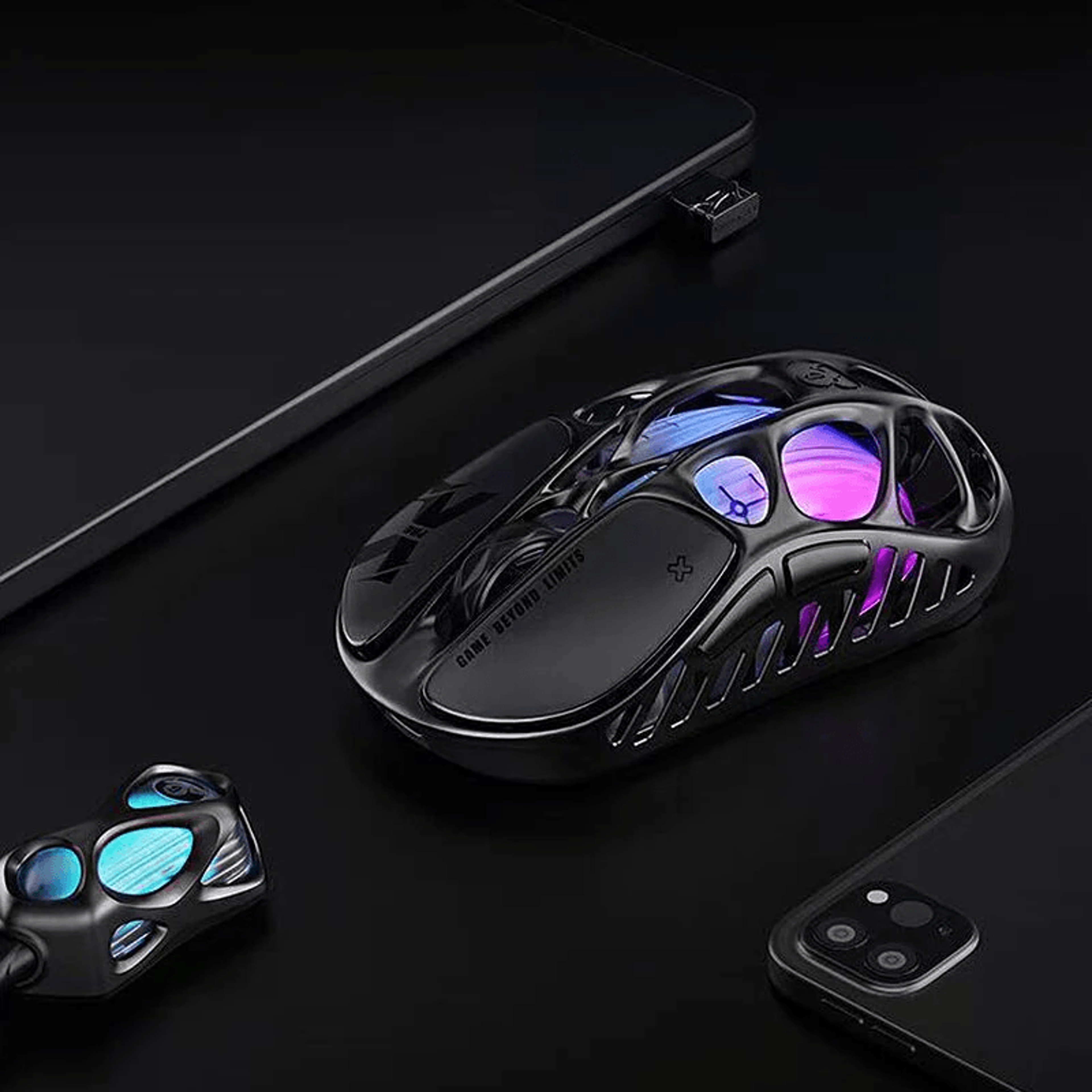 Mercury X Pro Lightweight Wireless Gaming Mouse With DPI Sensor And Tri Mode Connectivity 3