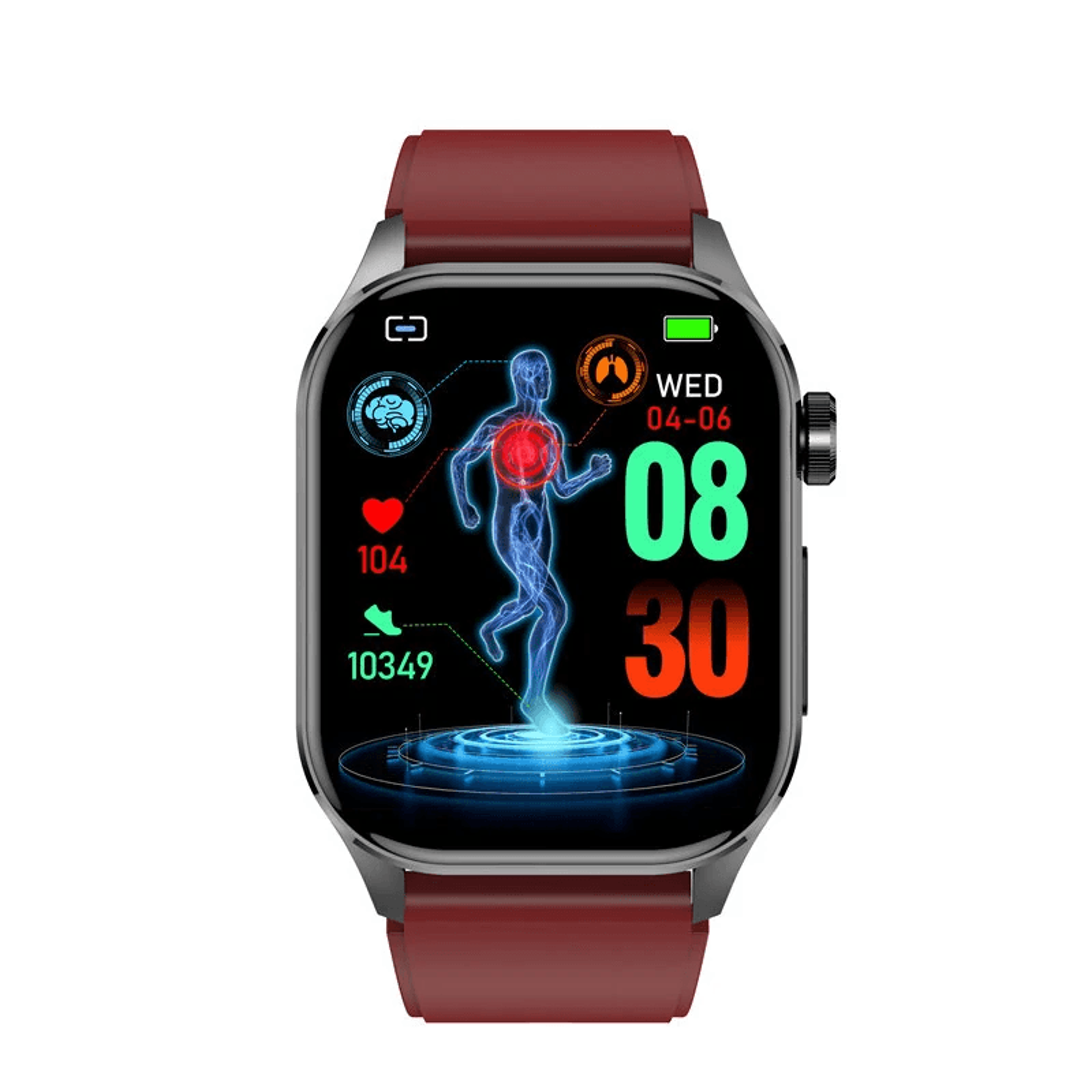 AMOLED ECG Smart Watch With Bluetooth Calling Health Tracking And Multi Sport Modes 1