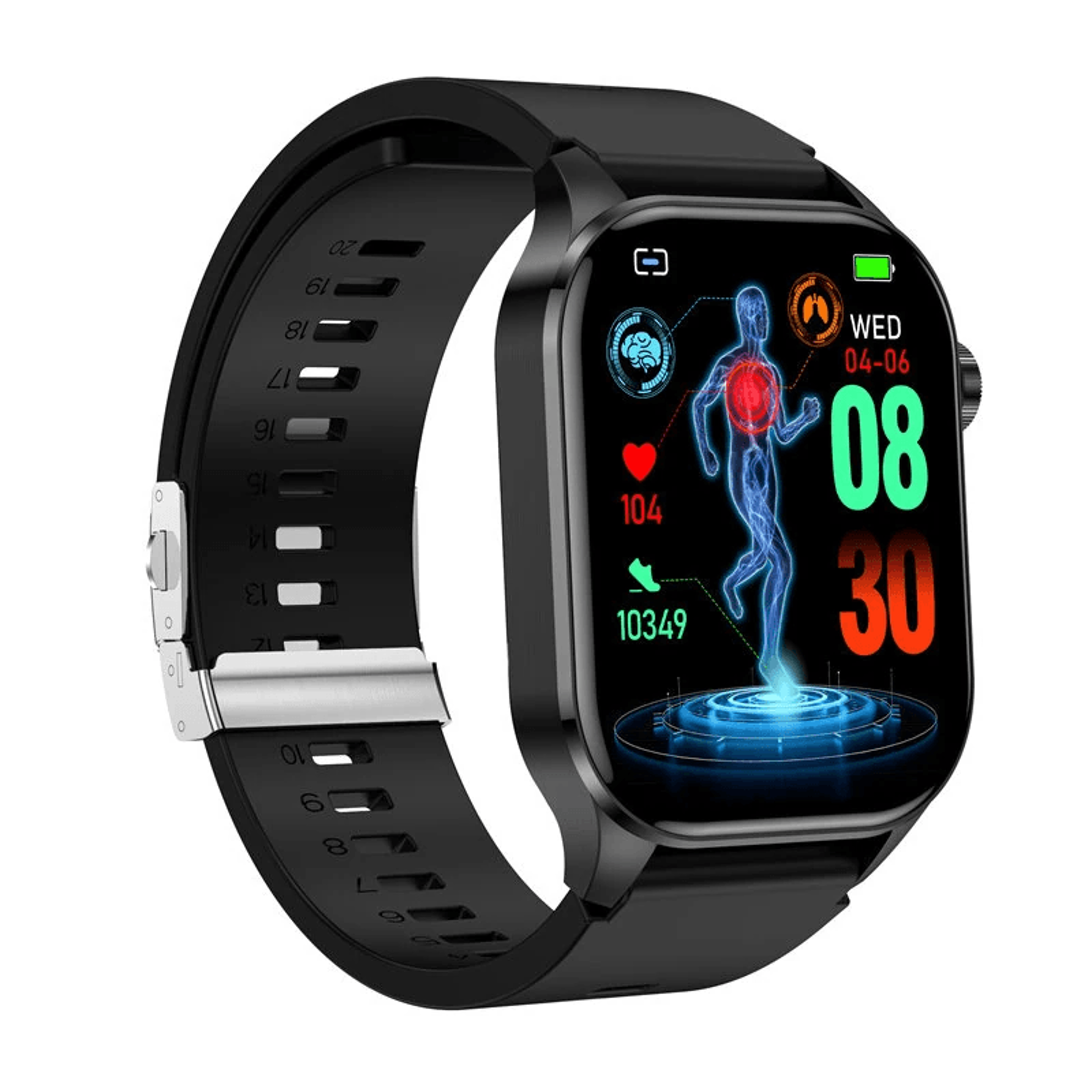 AMOLED ECG Smart Watch With Bluetooth Calling Health Tracking And Multi Sport Modes 7