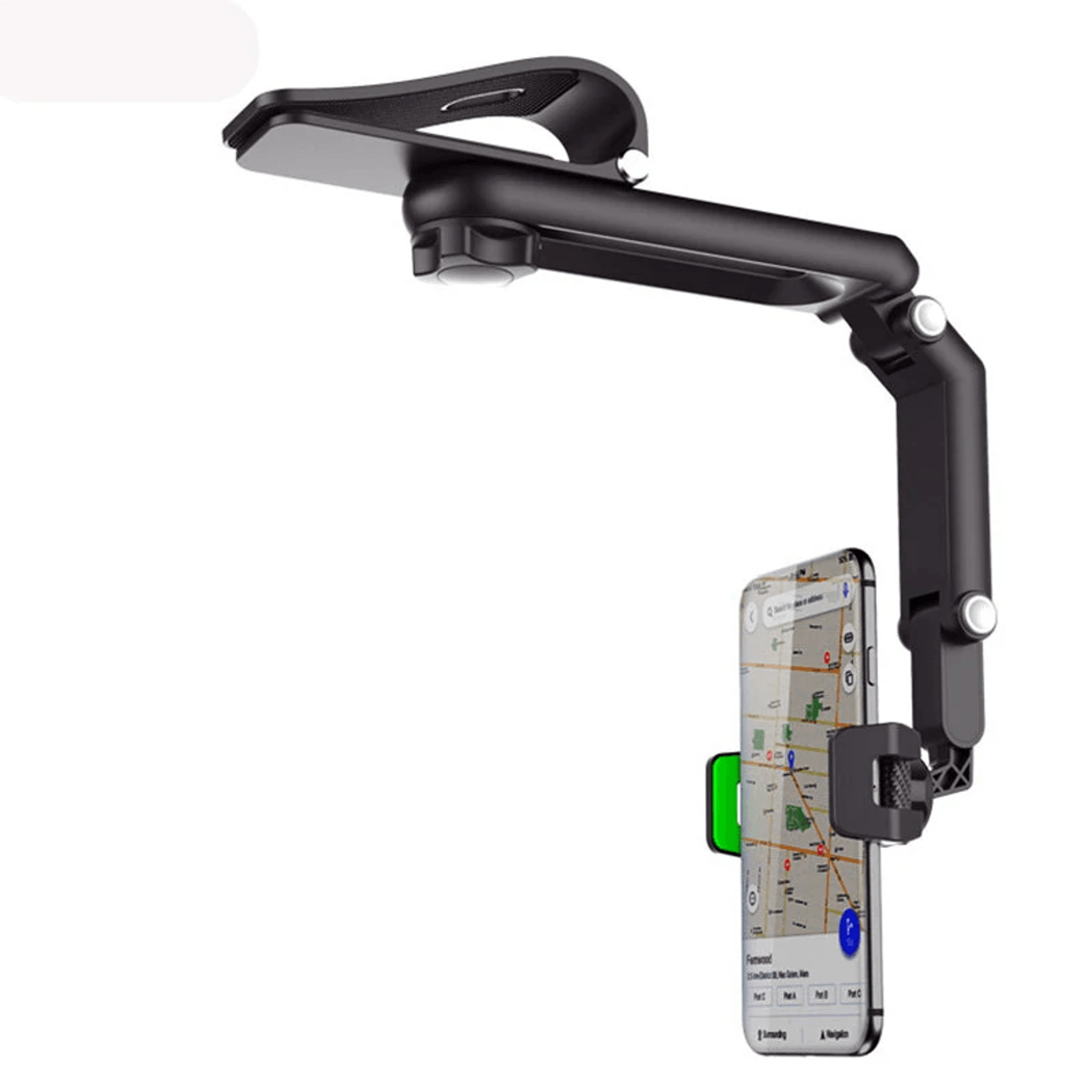 Rotating Sun Visor Car Phone Holder Adjustable Universal Phone Mount 0