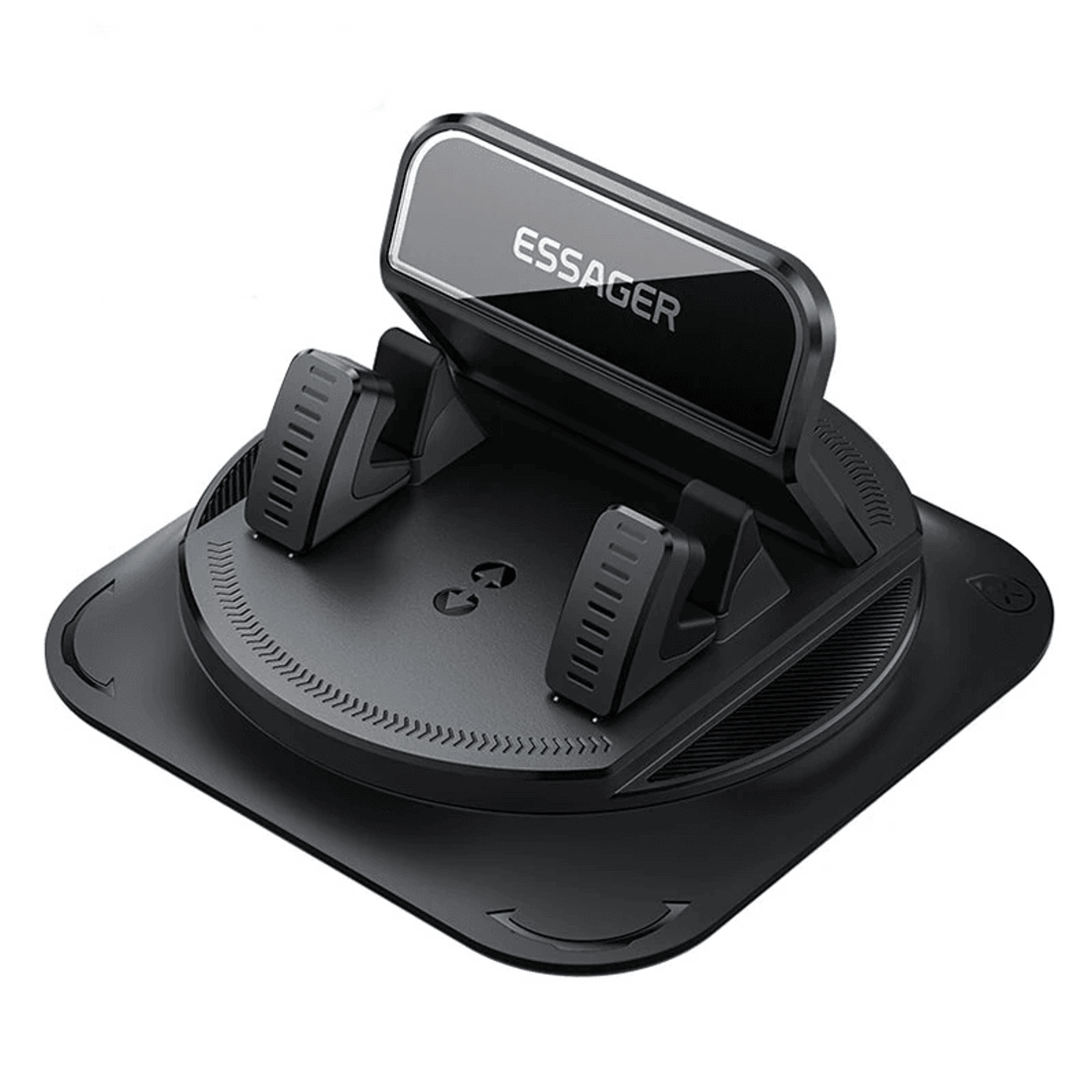 Rotating Dashboard Car Phone Mount With Strong Adhesive Base 0