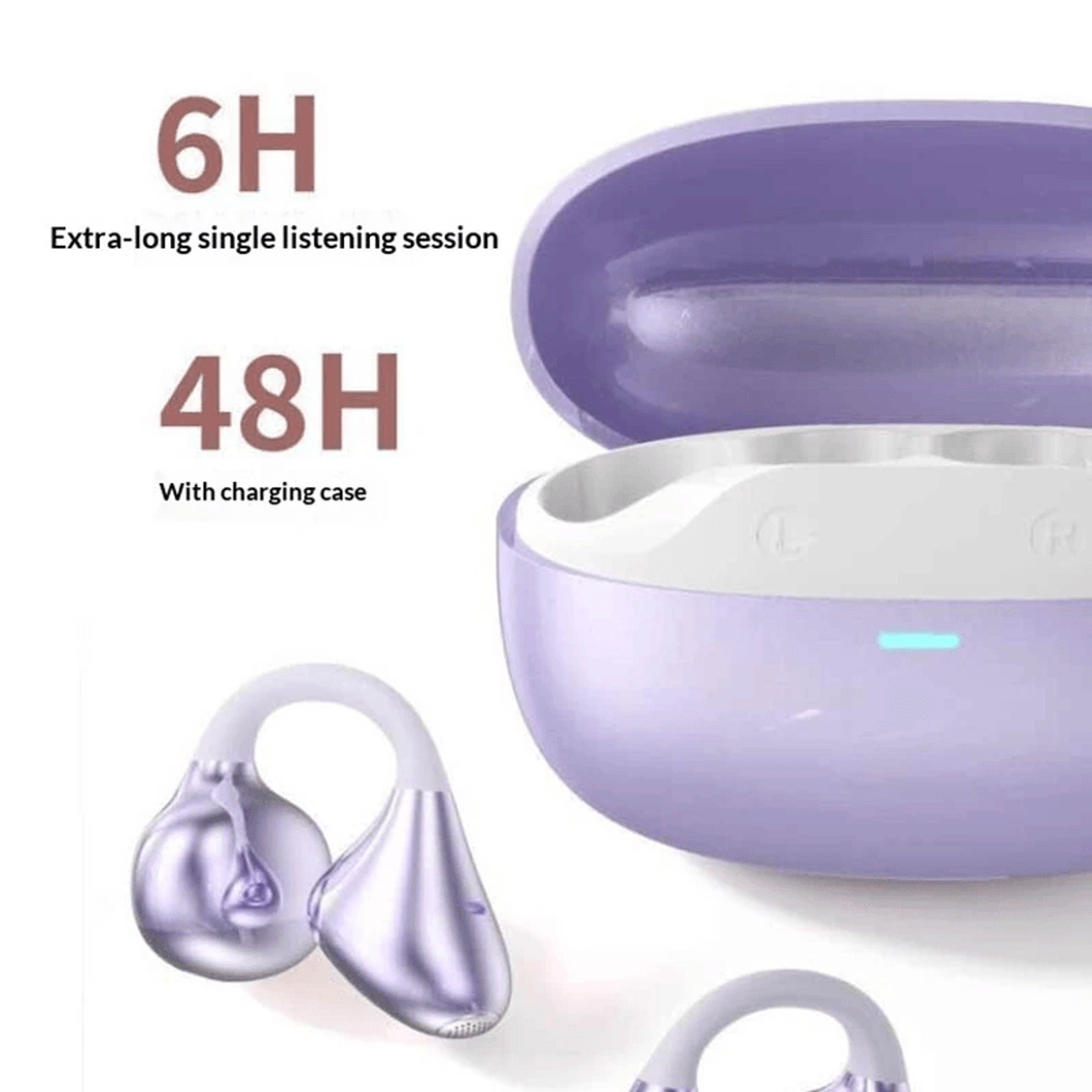 Open Ear Wireless Earbuds With Spatial Sound And Hour Battery 2