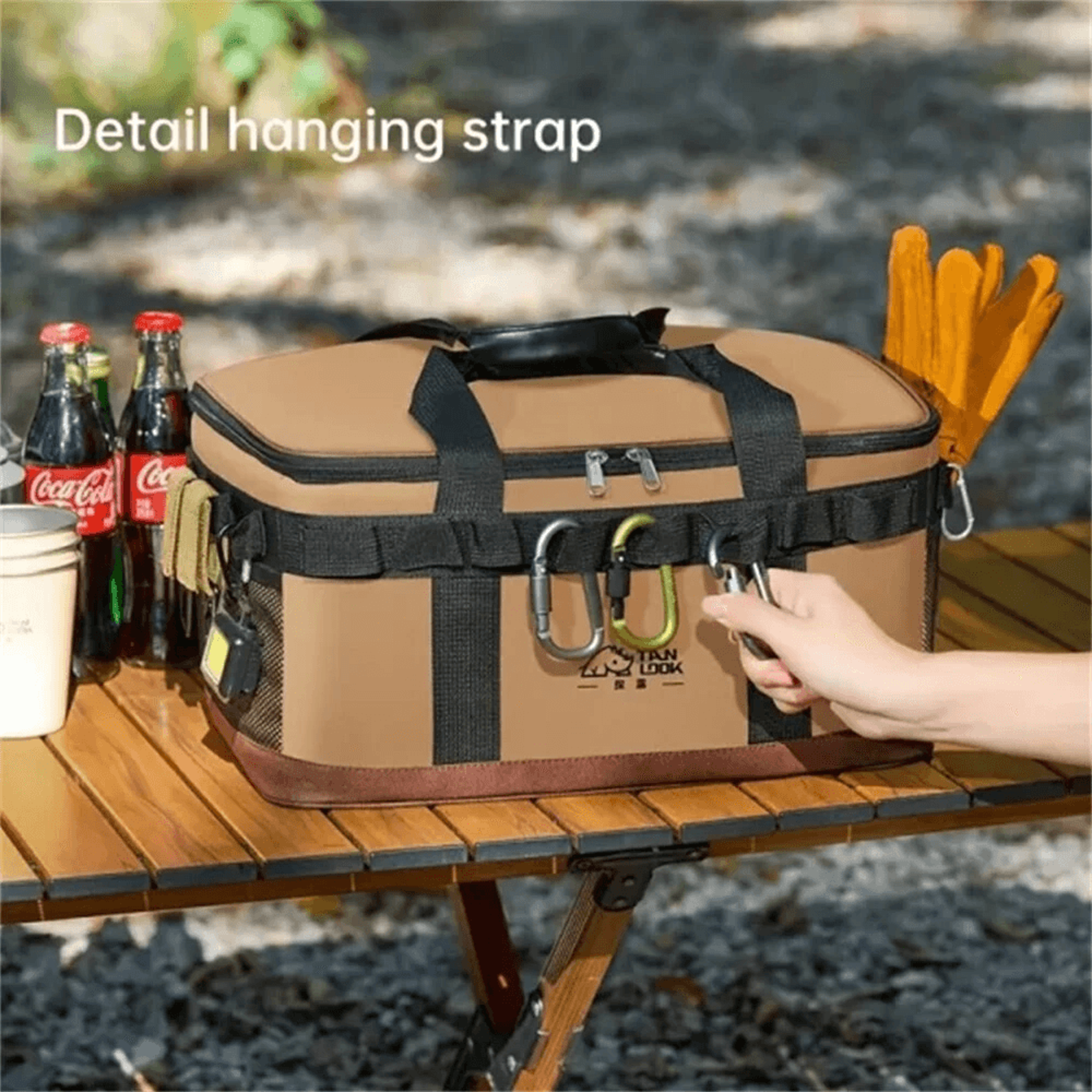 Portable Camping Utensil Organizer And Cookware Storage Bag 6