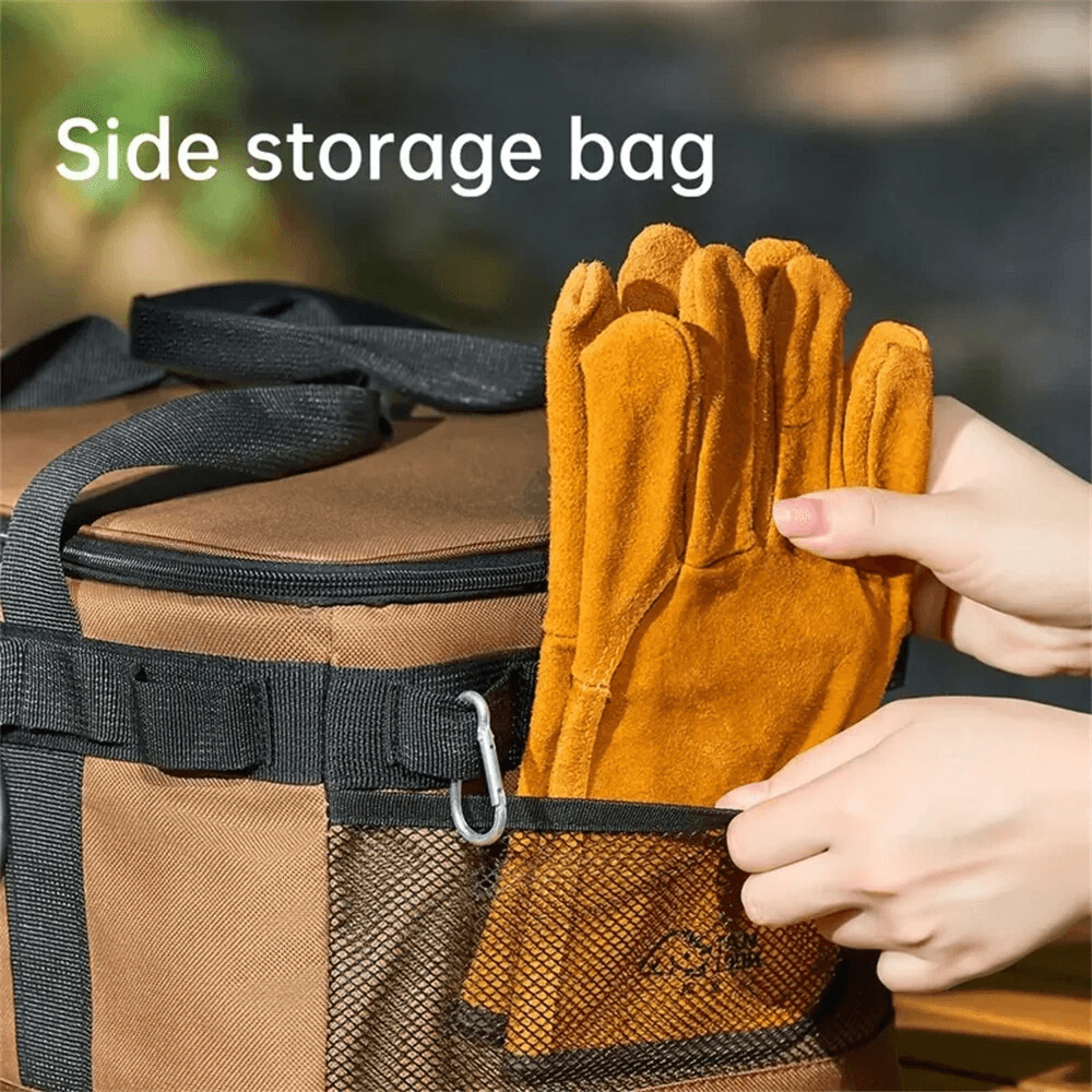Portable Camping Utensil Organizer And Cookware Storage Bag 4