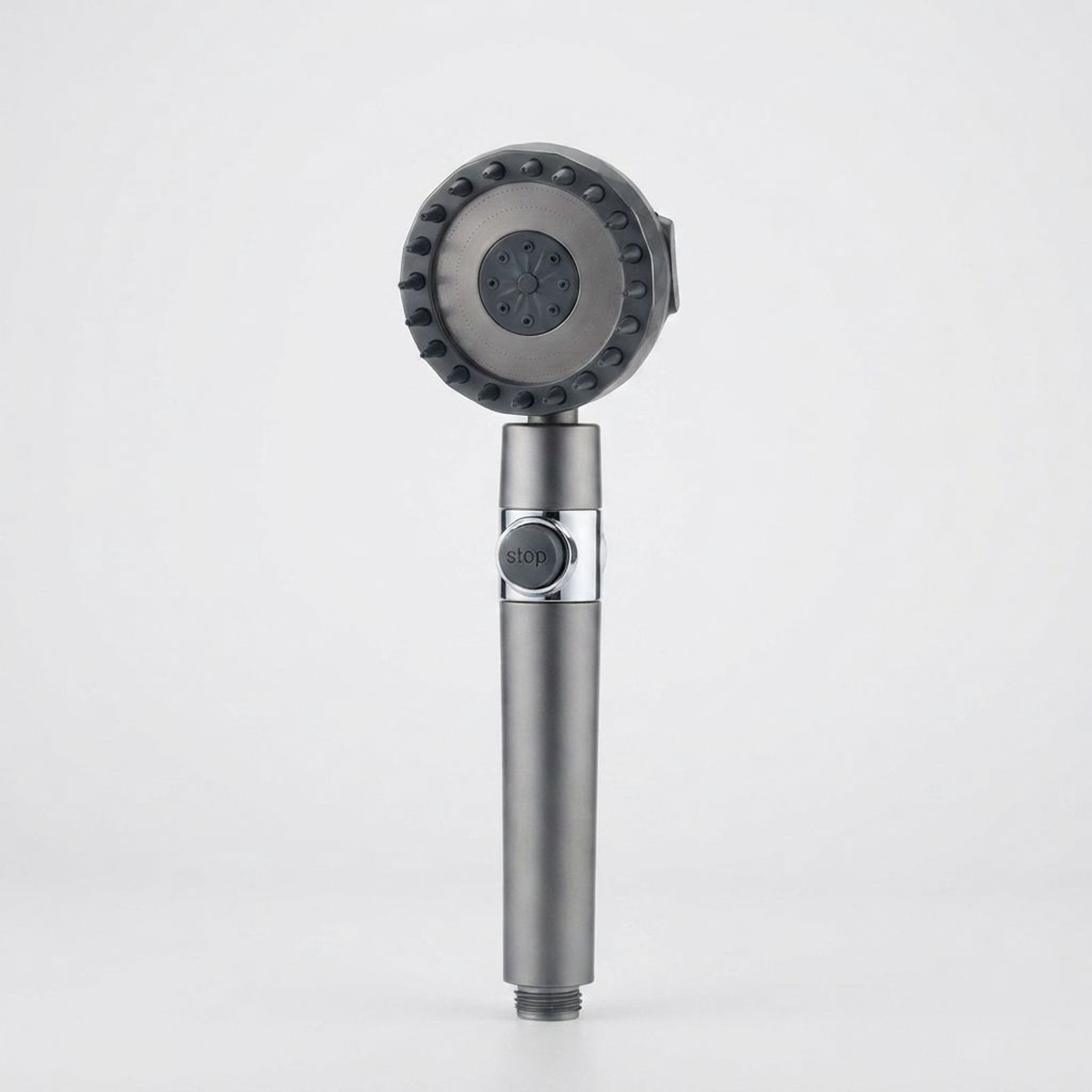 Mode High Pressure Filter Shower Head With One Touch Stop And Massage Brush 0