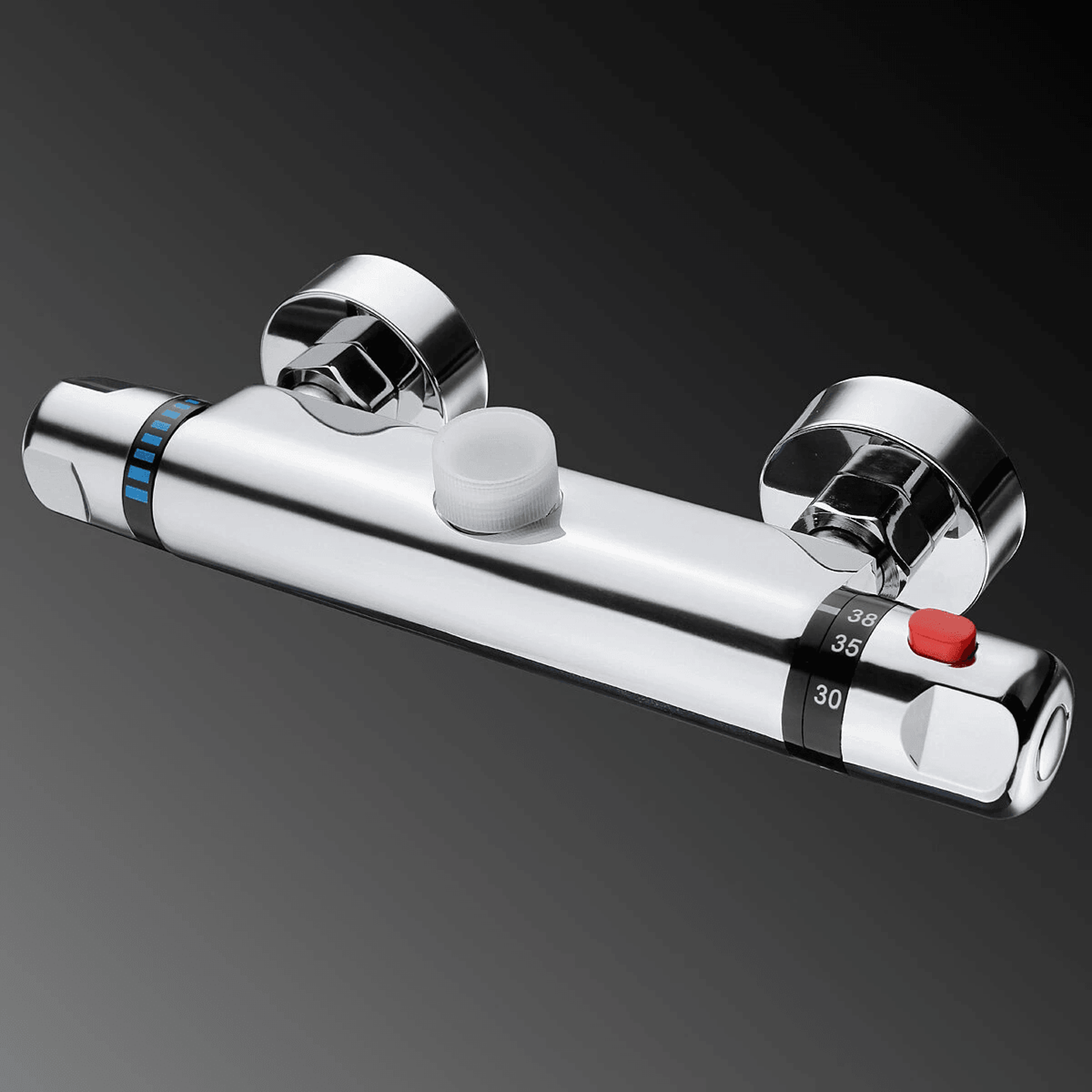 Thermostatic Brass Shower Mixer Valve With Anti Scald Temperature Control 4