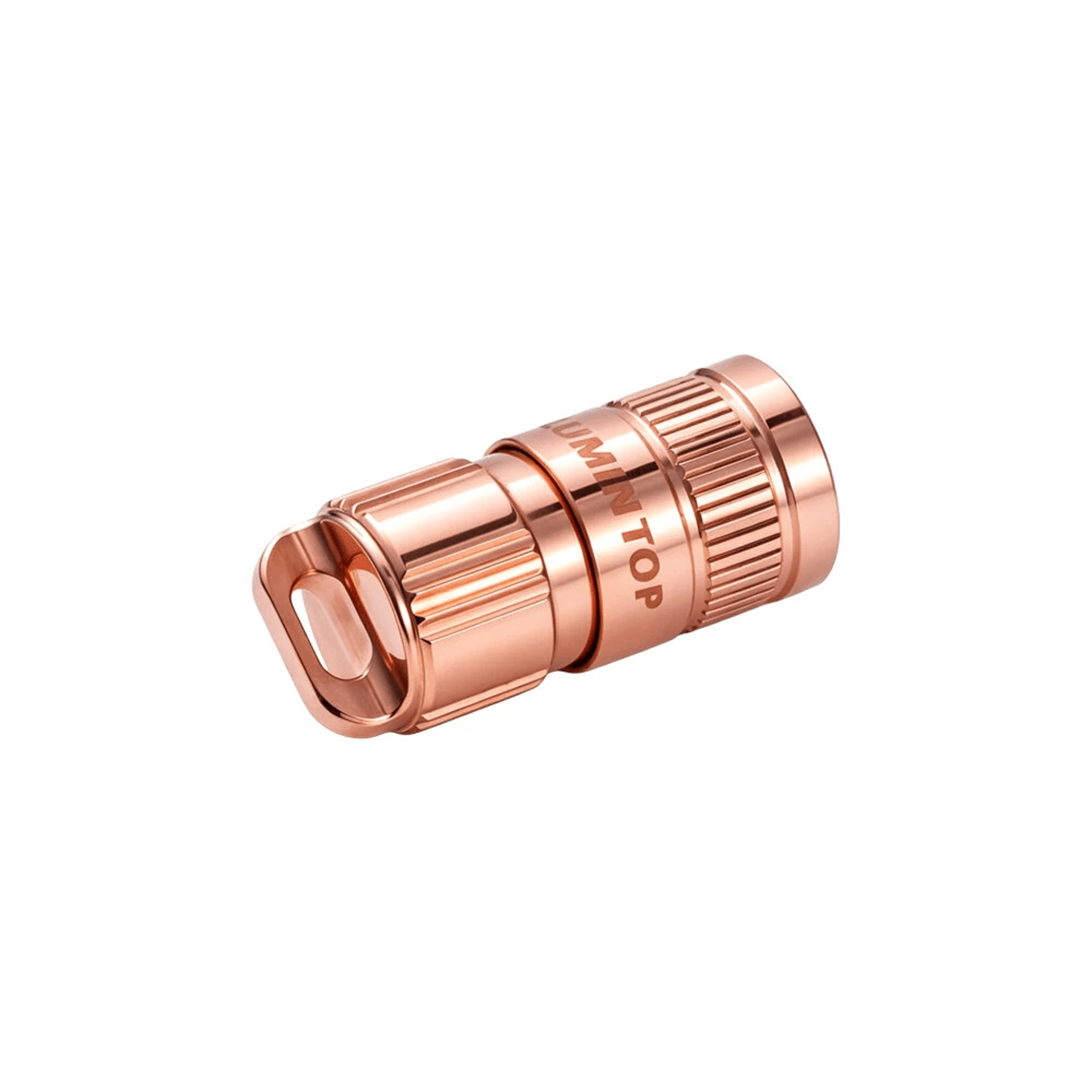 Copper Mini EDC Keychain Flashlight Rechargeable Pocket Light 3