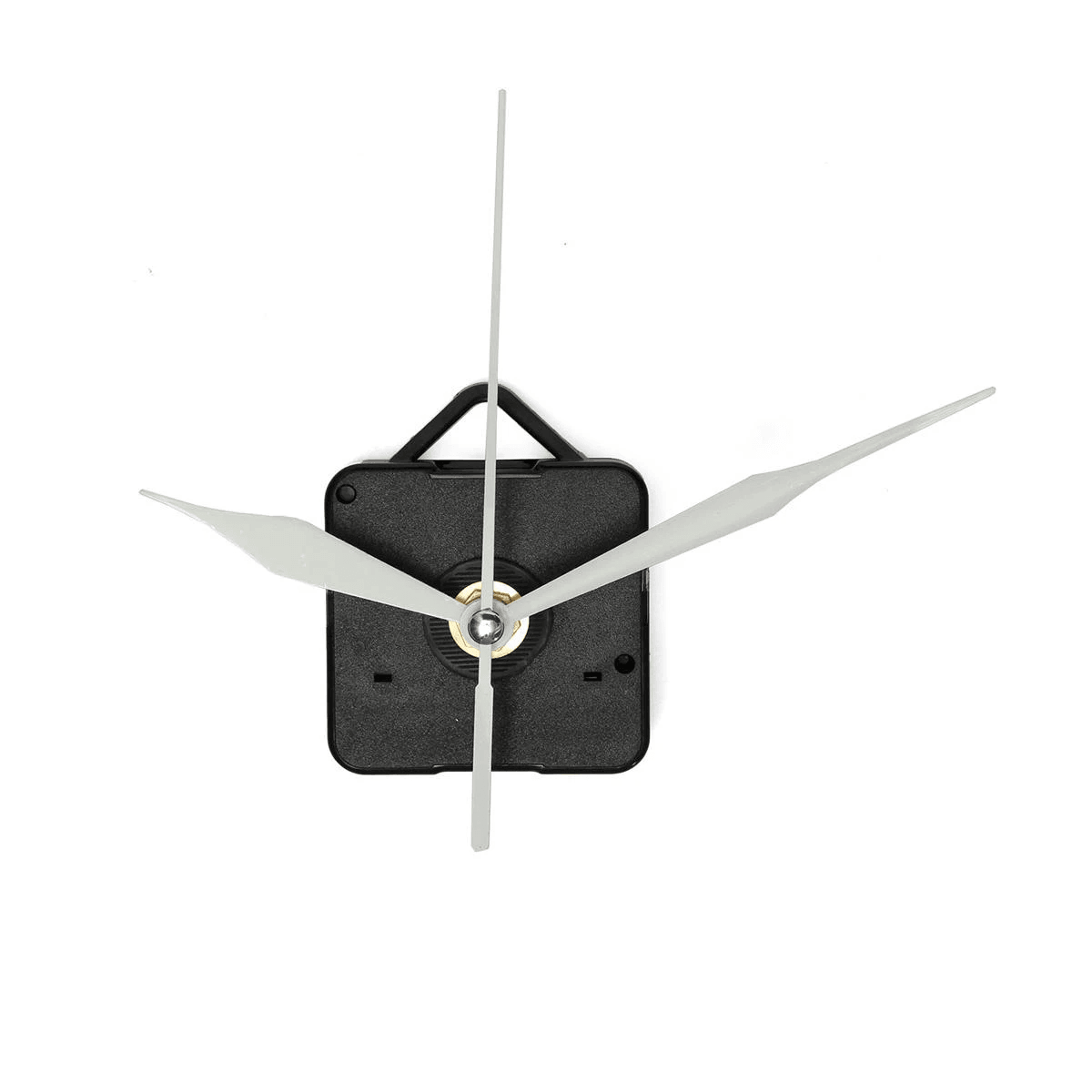 Silent Quartz Wall Clock Movement Replacement Kit With White Hands 0