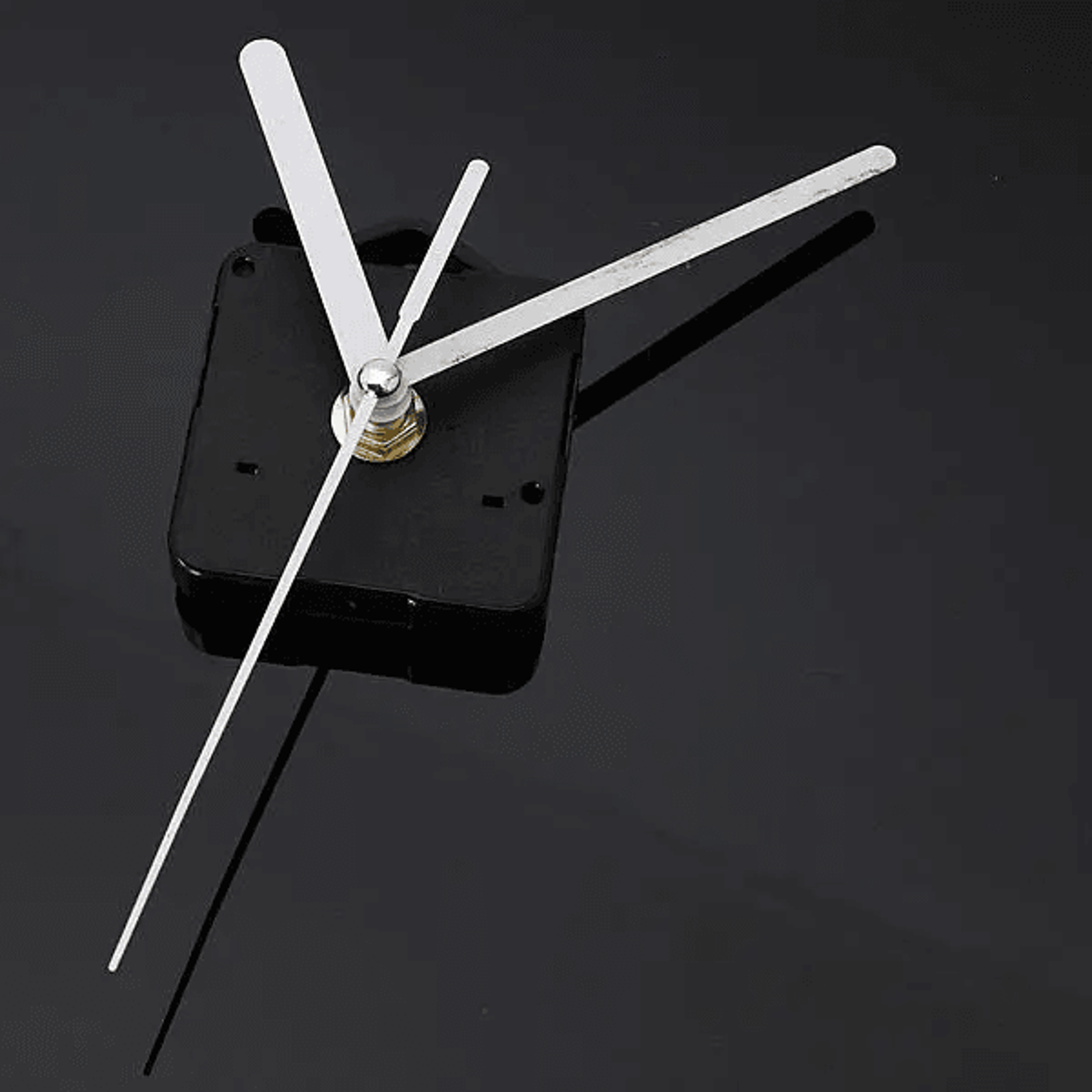 Silent Quartz Clock Movement Kit With White Hands For DIY Wall Clock Repair 1