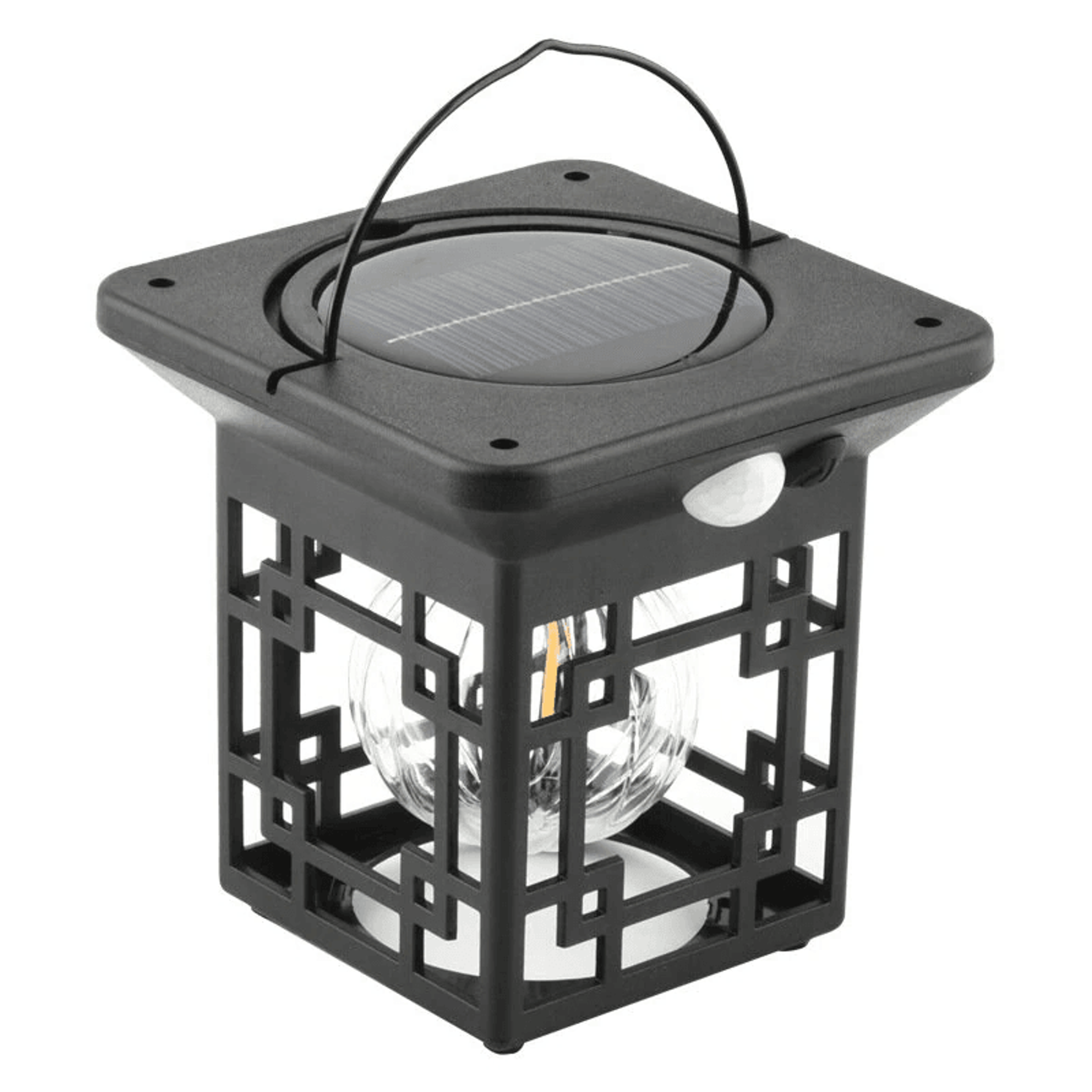 Solar Outdoor Wall Light With Motion Sensor And Automatic Warm Light 7