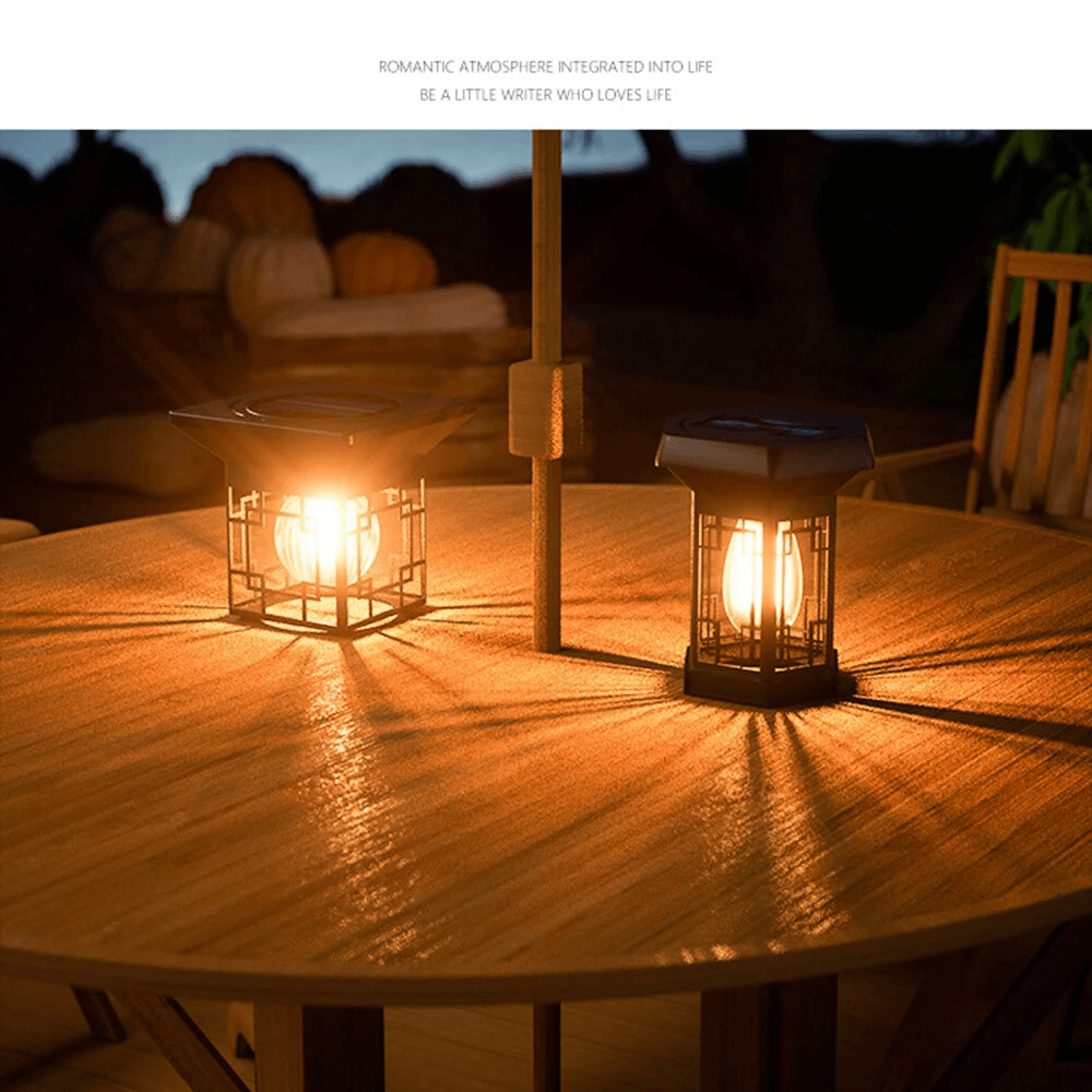 Solar Outdoor Wall Light With Motion Sensor And Automatic Warm Light 4