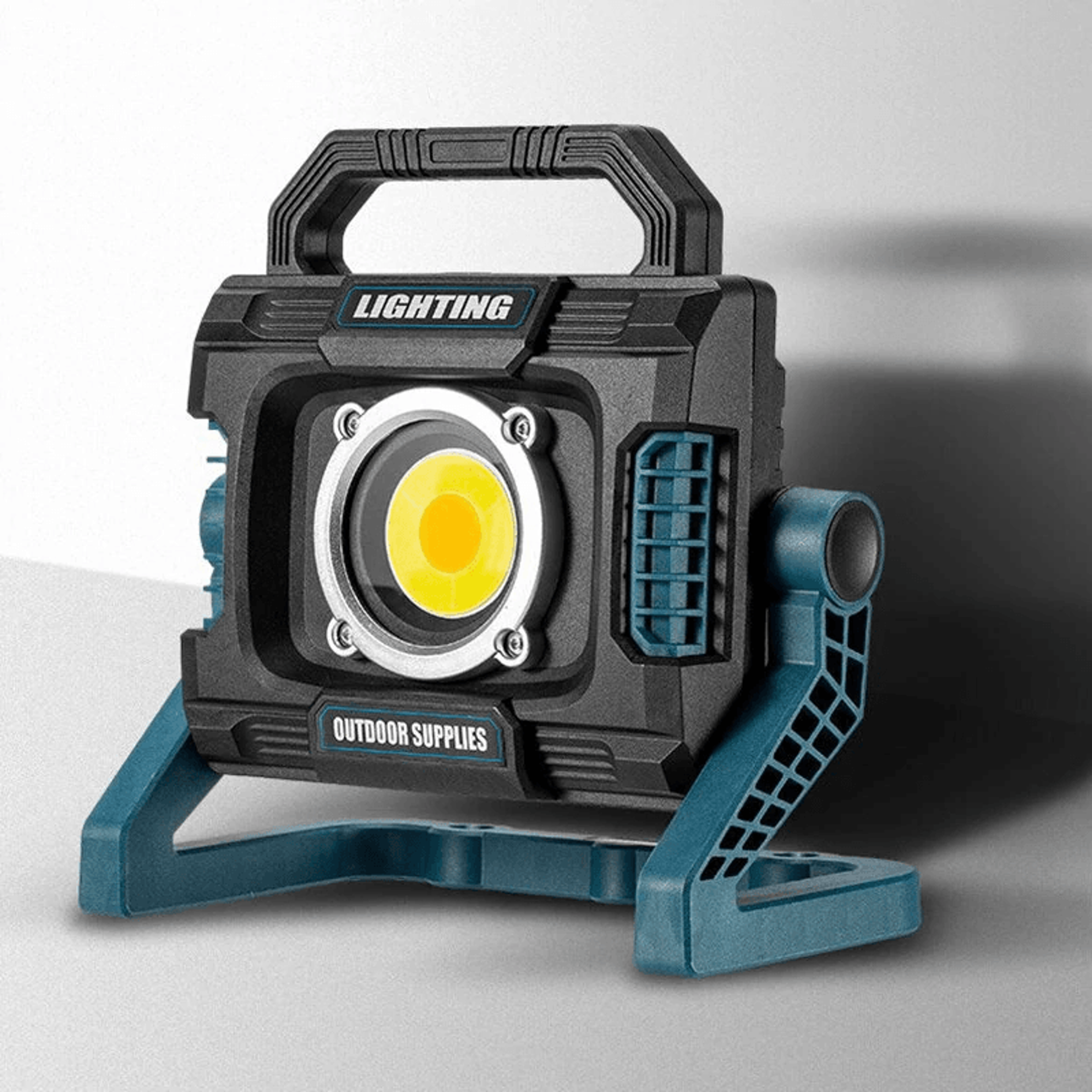 Portable COB Spotlight USB Rechargeable Work Light For Camping And Emergencies 5