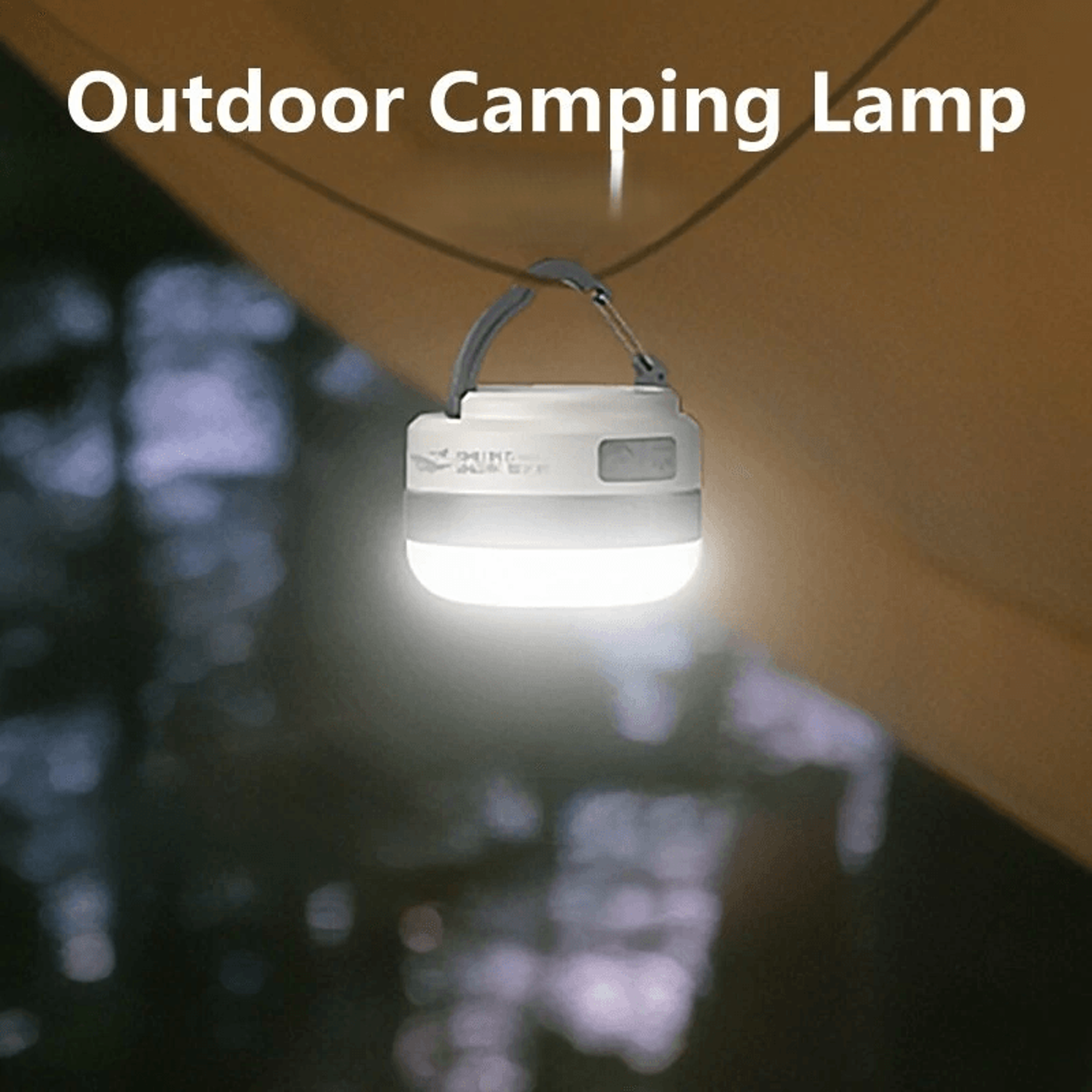 Portable Rechargeable Camping Lantern Adjustable LED Tent Light For Outdoor And Emergency Use 3