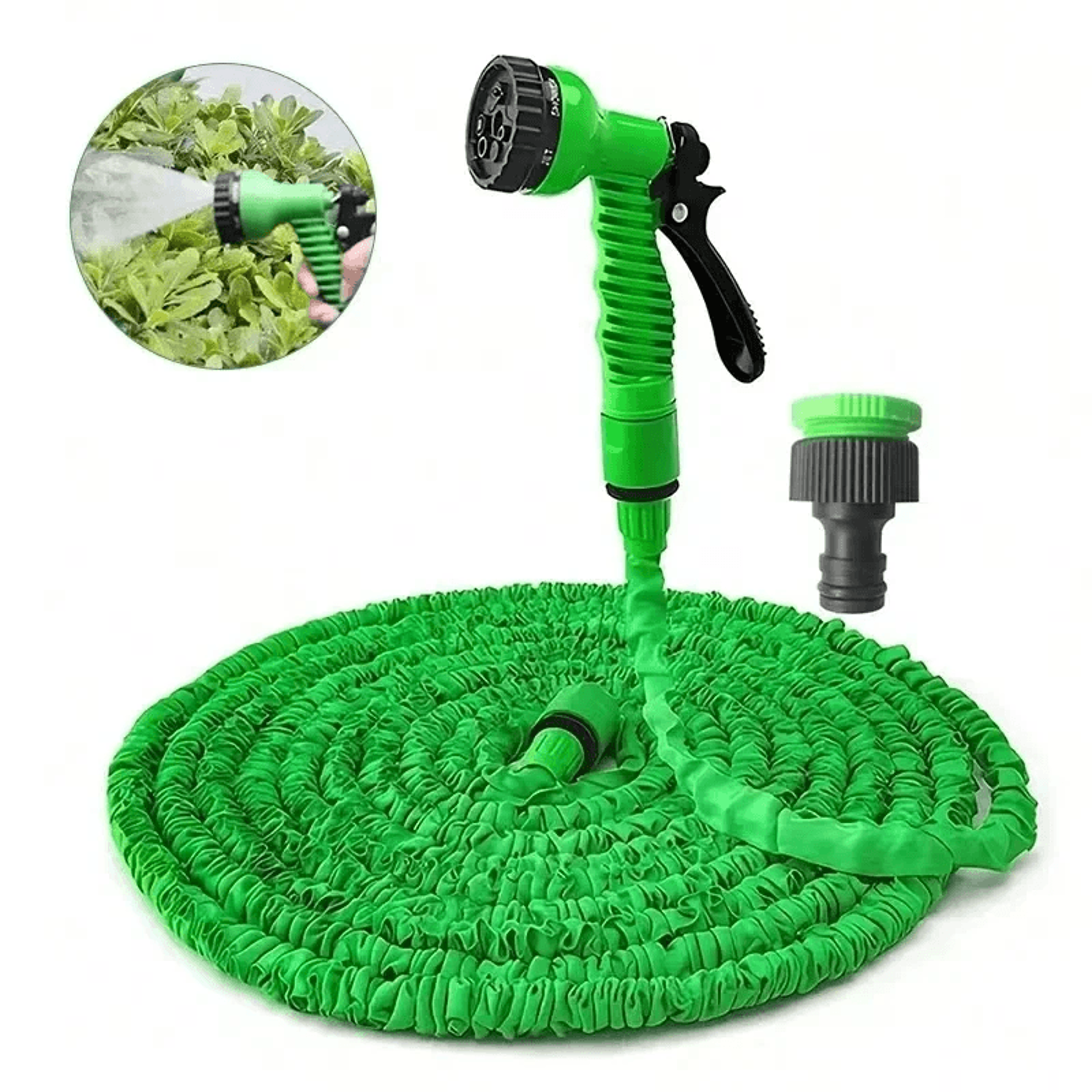 Expandable Garden Hose With Function Spray Nozzle For Watering And Car Washing 0