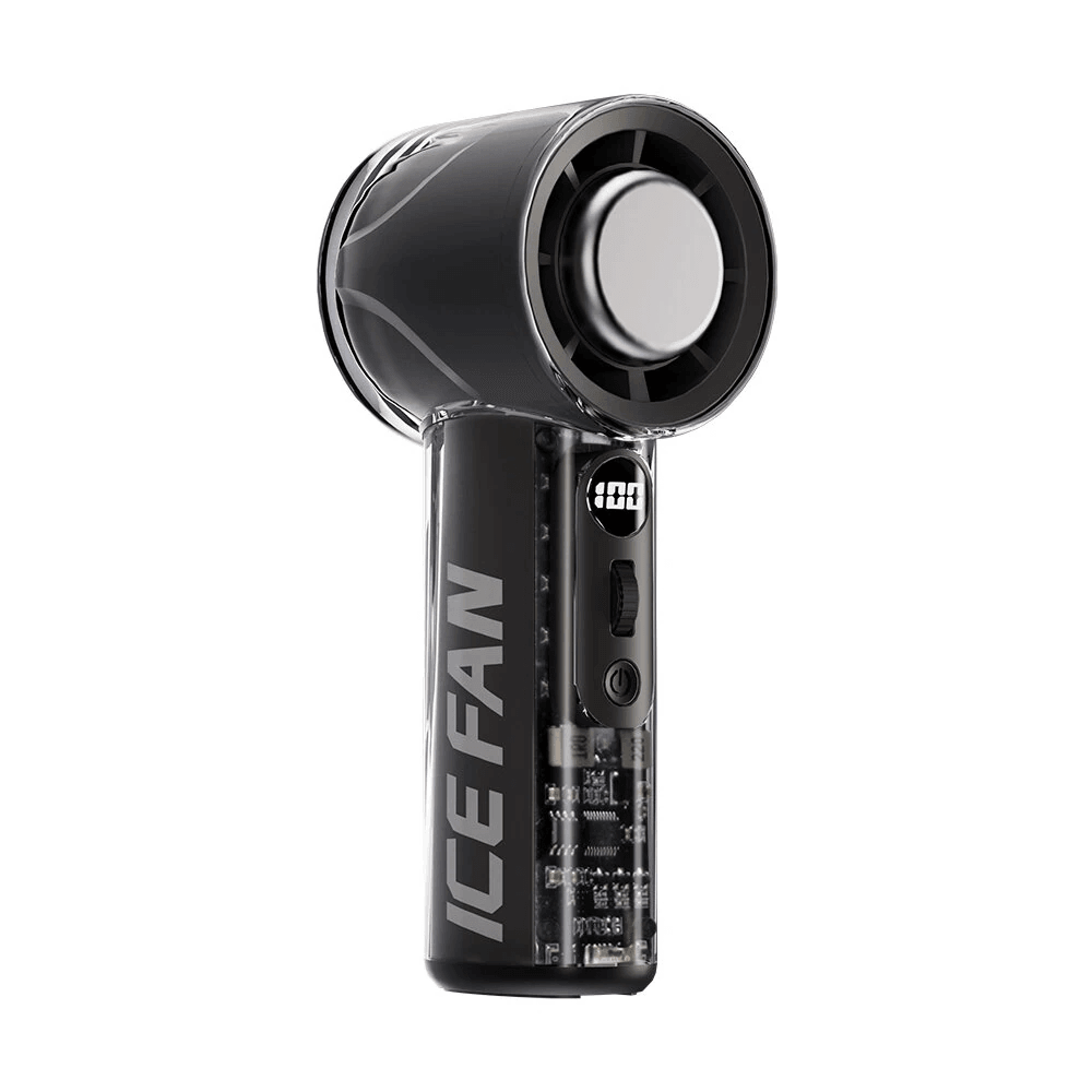 Portable Handheld Turbo Fan With Ice Cooling Speed Control And Rechargeable Battery 7