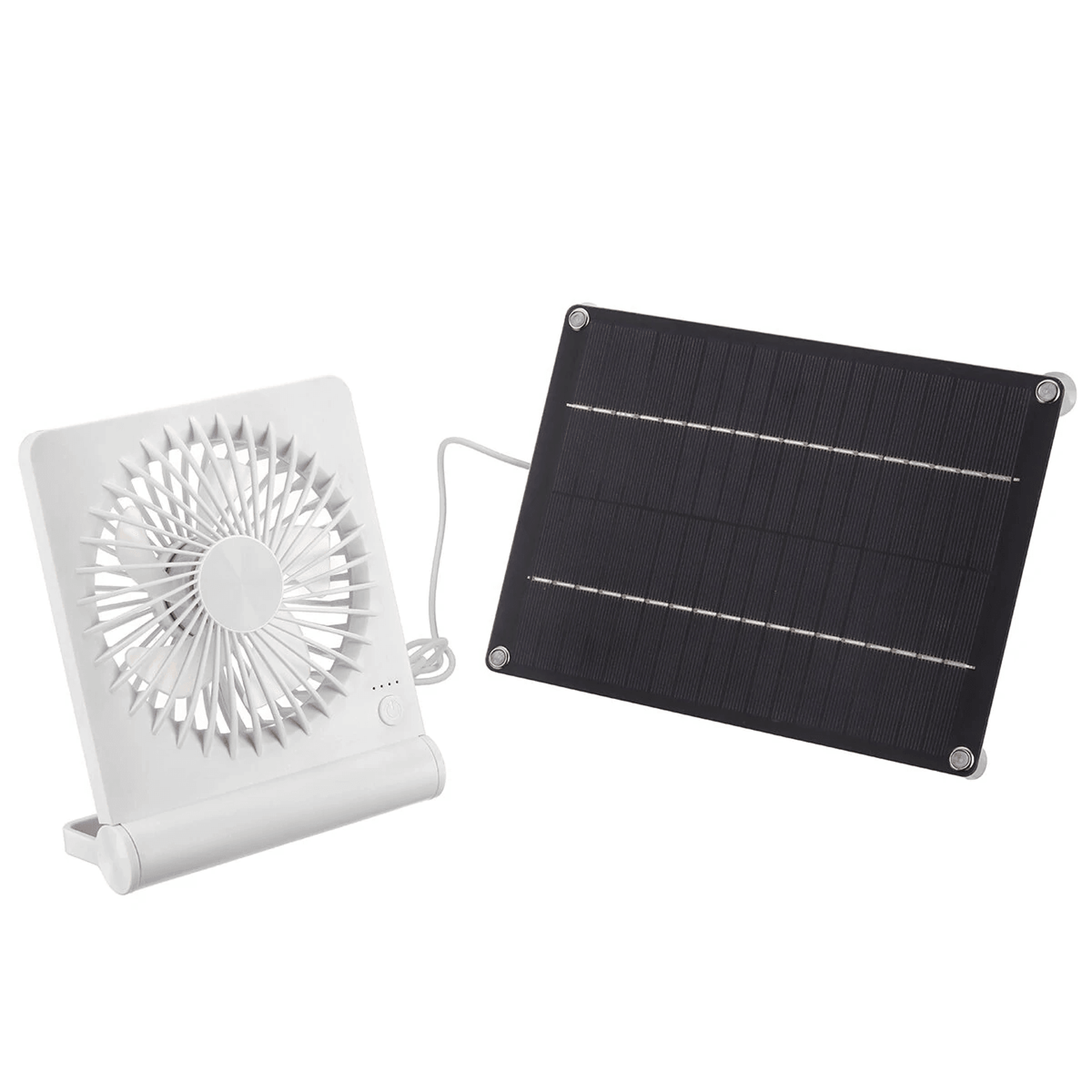 Portable Rechargeable Solar Fan With Speed Cooling For Camping Travel And Home 7