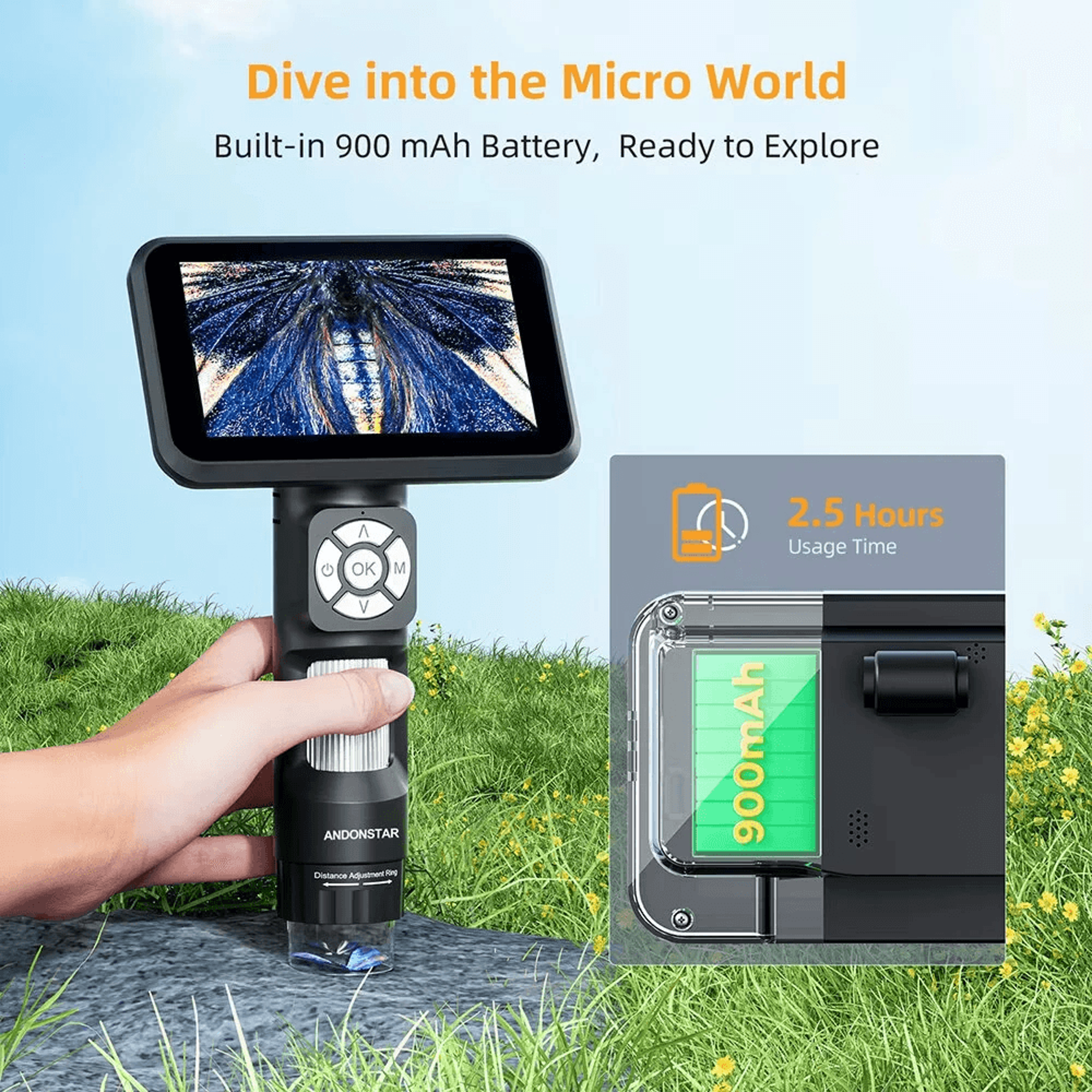Digital Microscope With Magnification Flexible Arm And USB Output 4