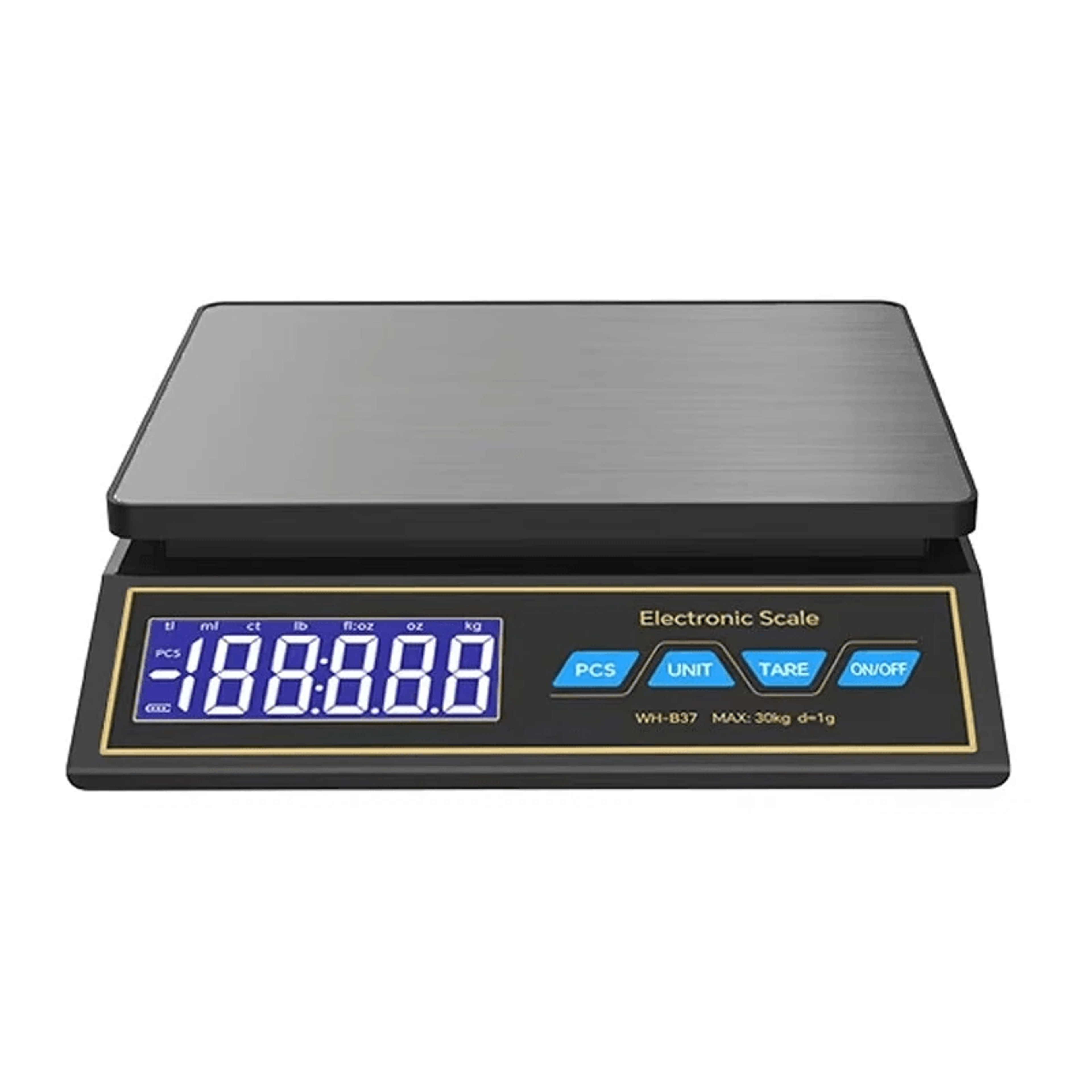 Rechargeable Digital Kitchen Scale With Capacity Precision And LCD Display 0