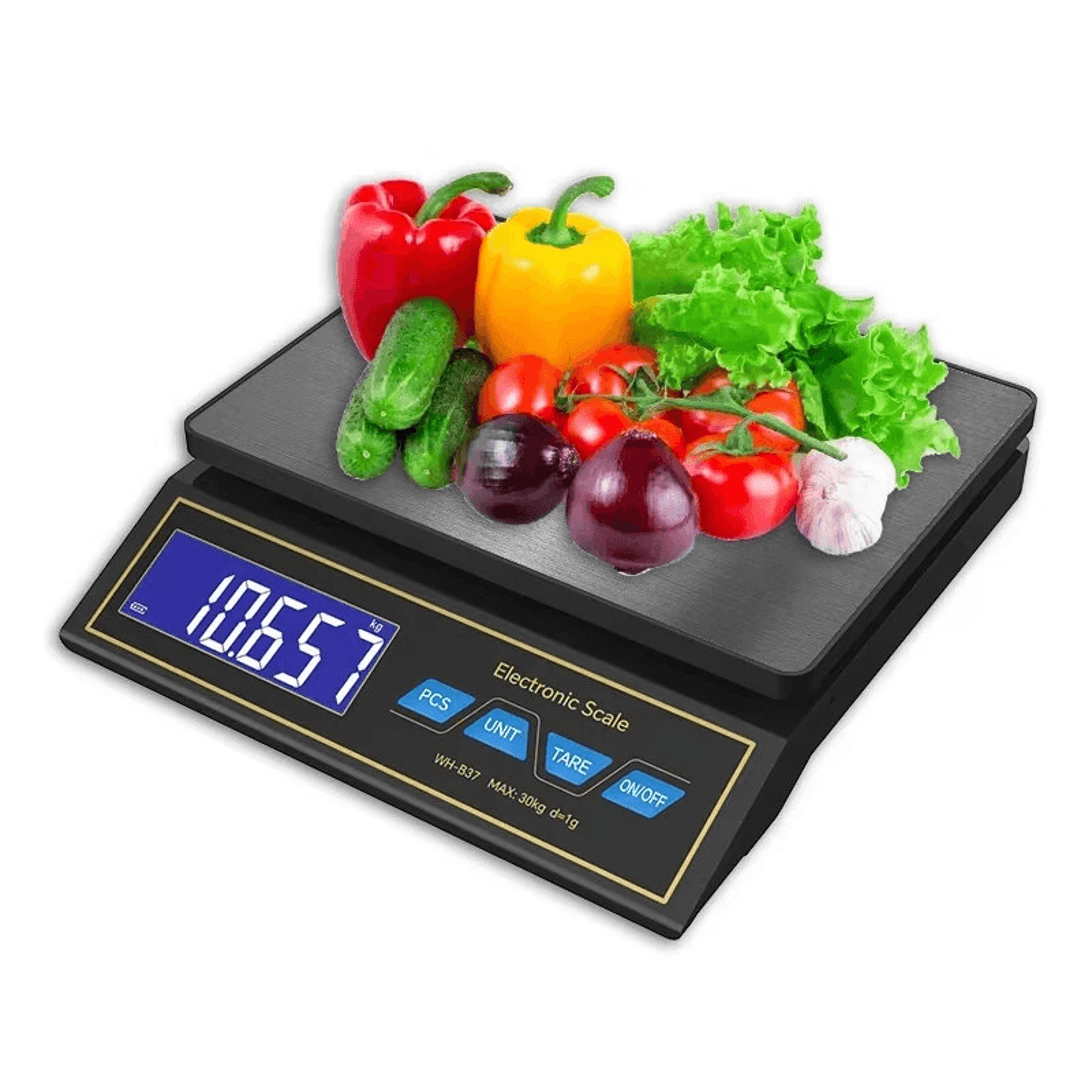 Rechargeable Digital Kitchen Scale With Capacity Precision And LCD Display 1