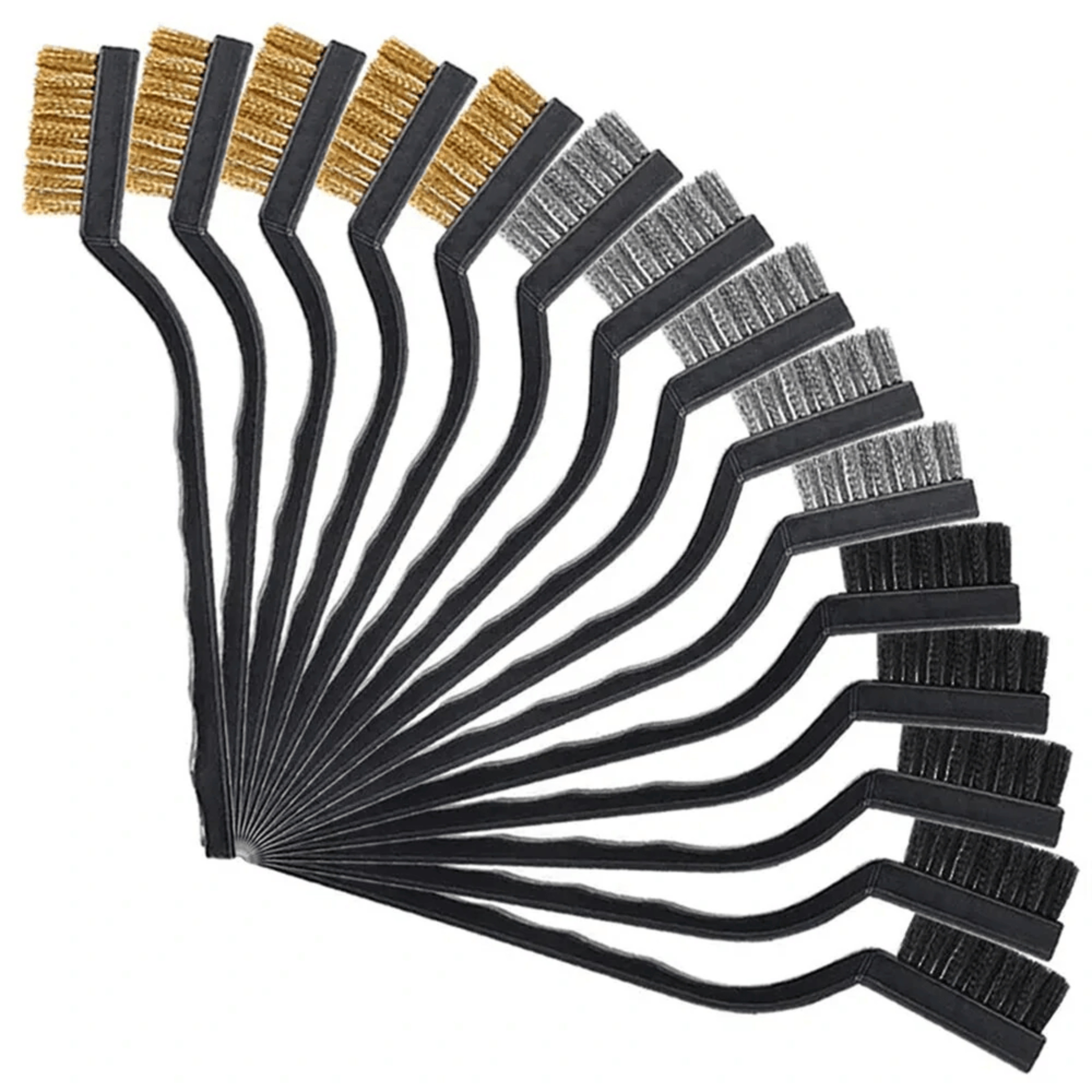 Heavy Duty Wire Brush Set For Rust Removal Welding Cleanup And Industrial Scrubbing 0