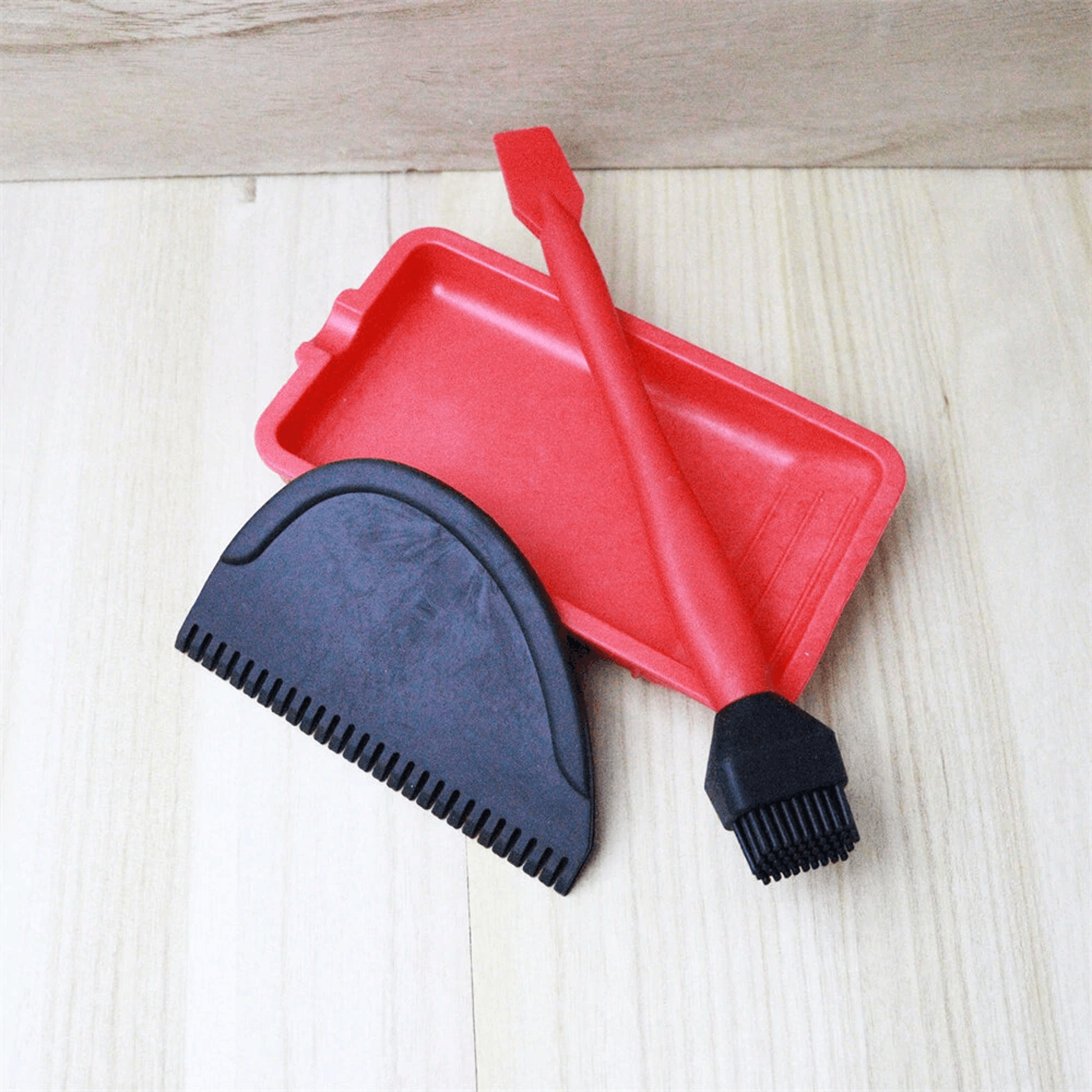 Reusable Silicone Glue Applicator Kit With Brush Tray And Woodworking Glue Spreader 7