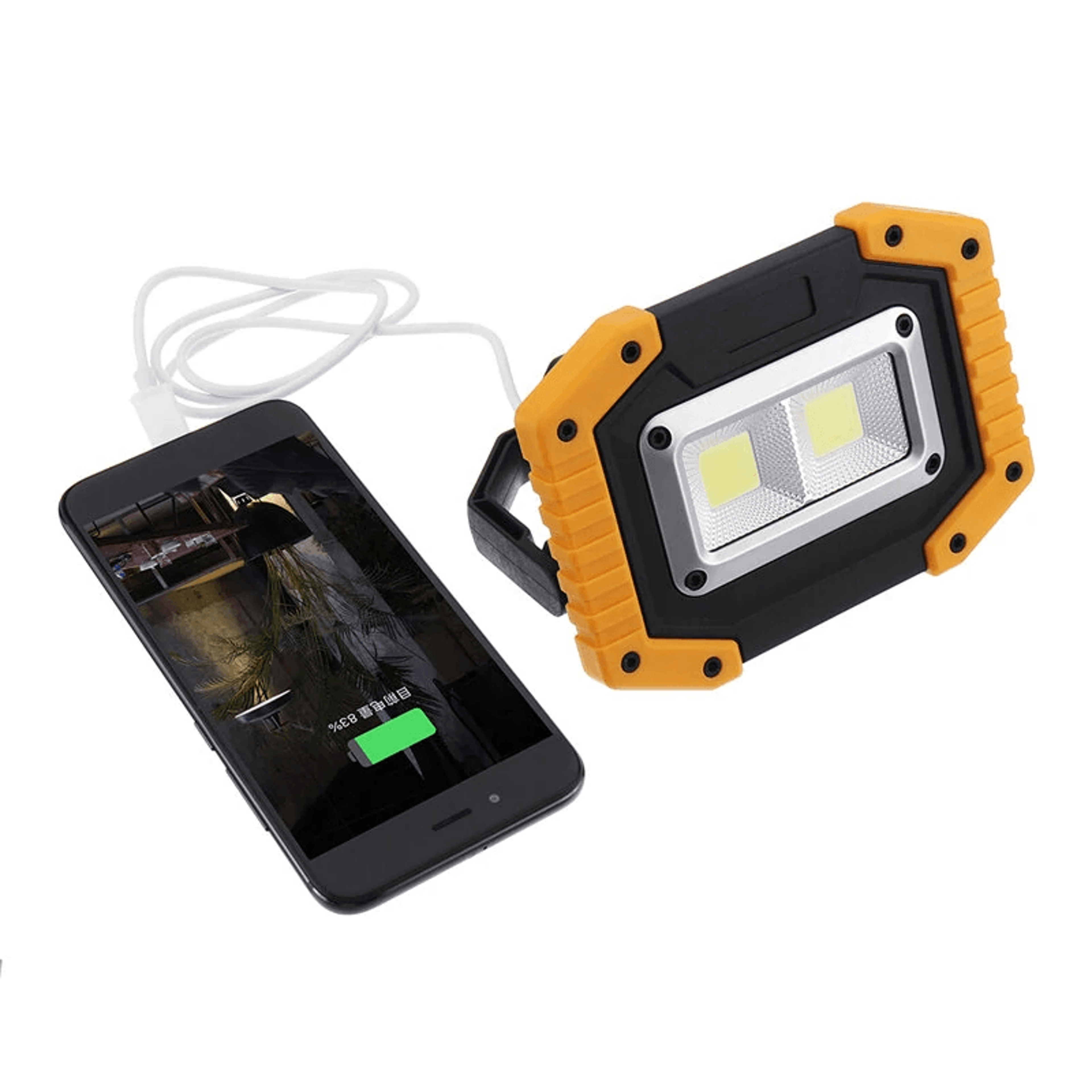 Portable COB LED Work Light With USB Charging And Lighting Modes 2