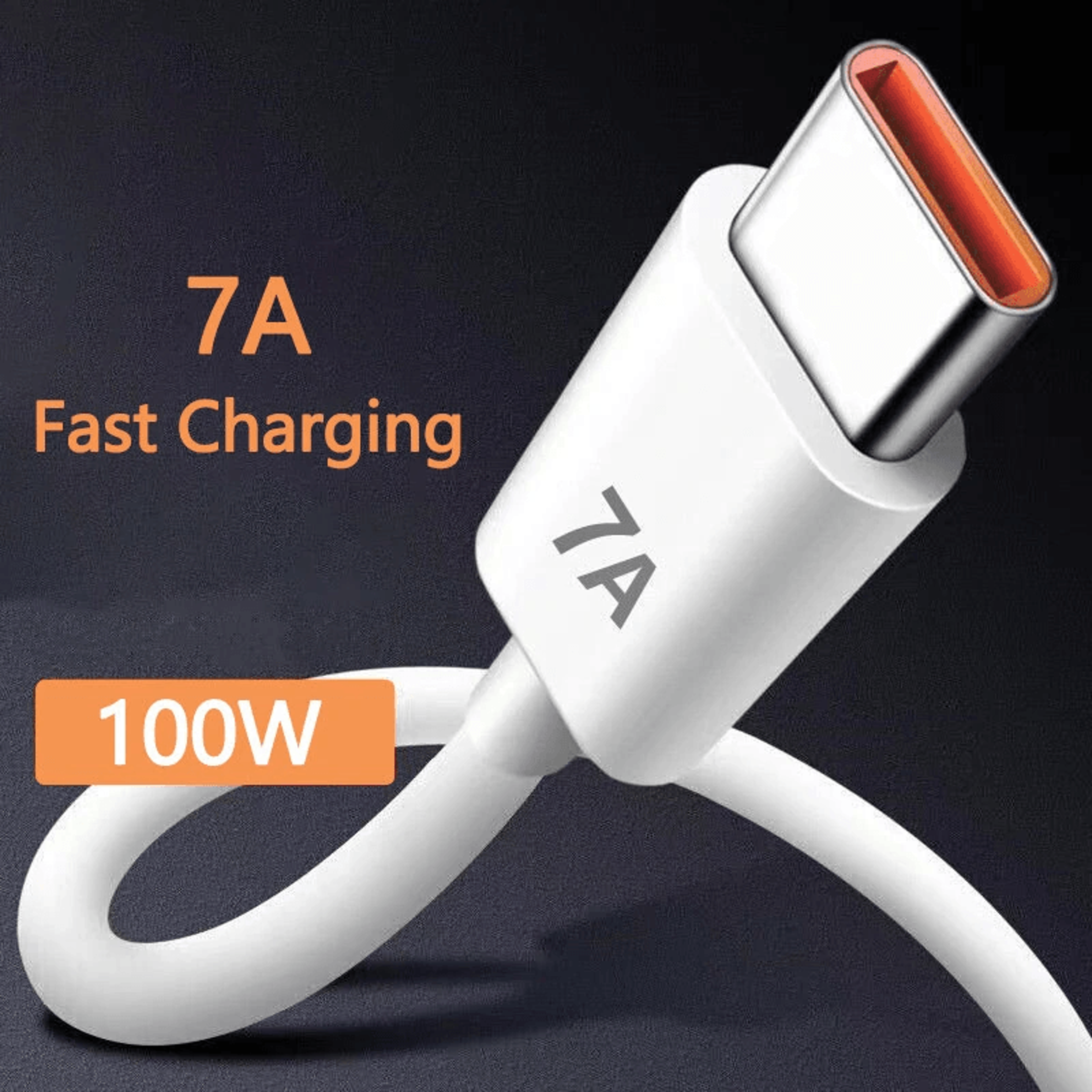 USB C Fast Charging Cable With Data Transfer And Flexible PVC Cord 3