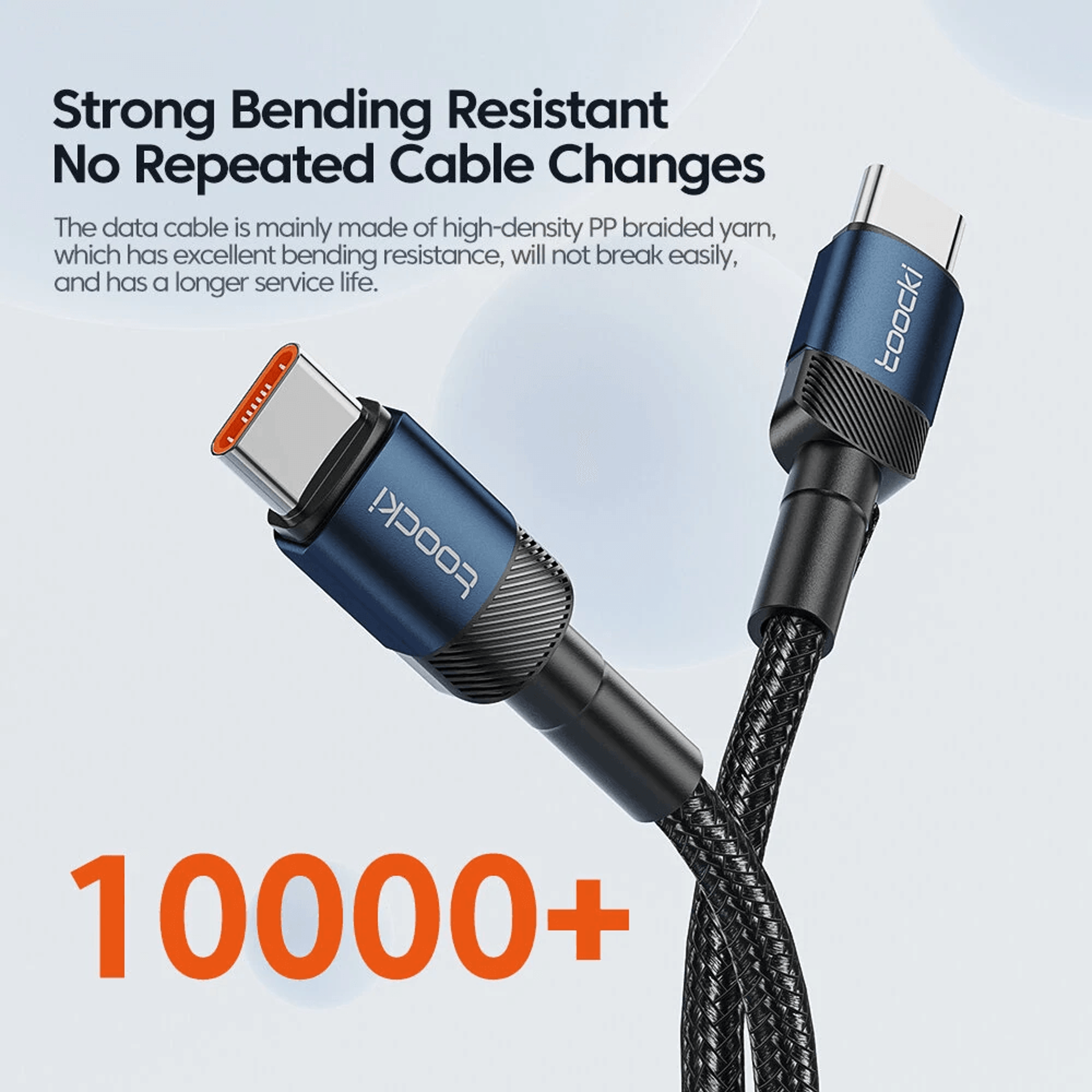 USB C To USB C Fast Charging Cable For Phones Tablet And Laptop 3