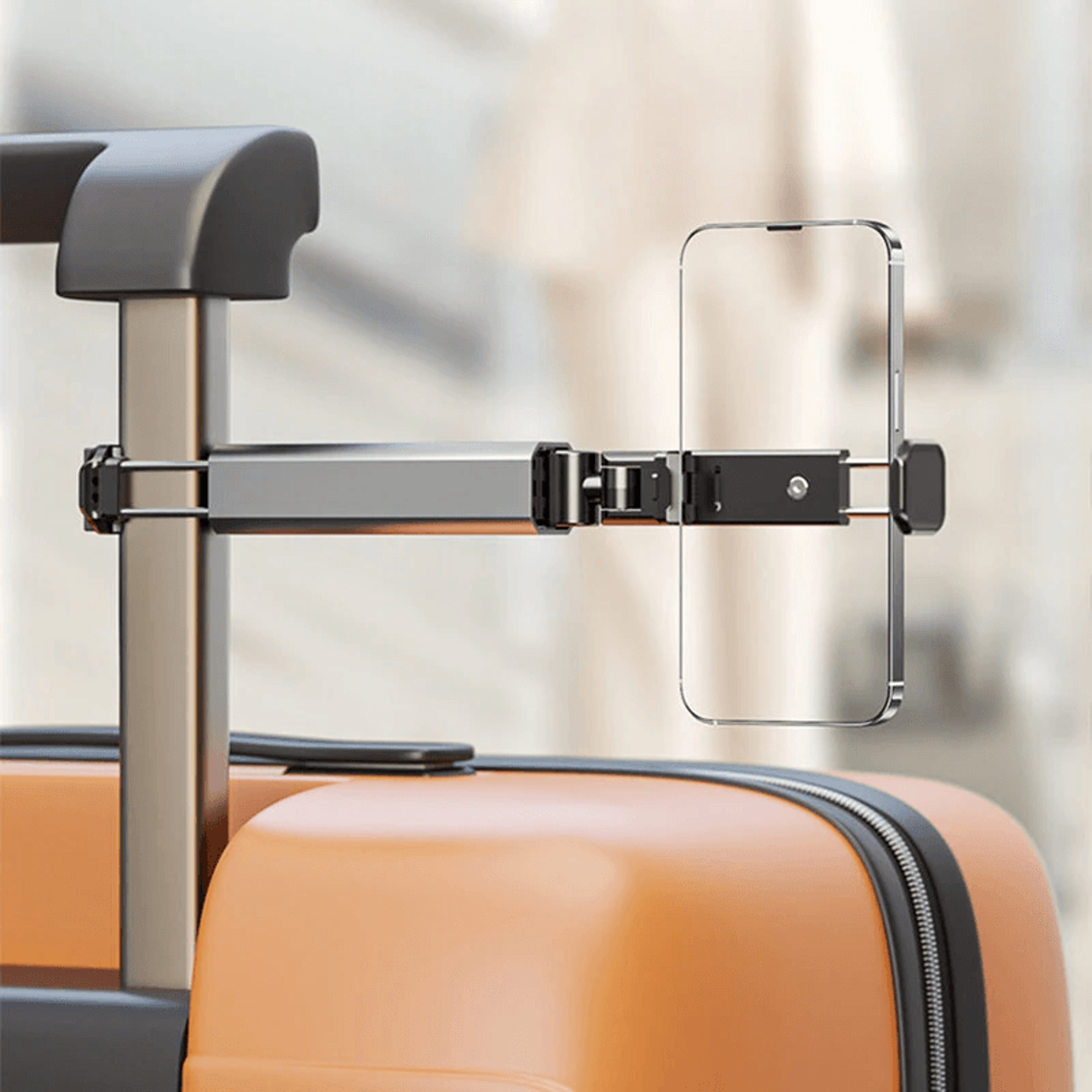 Foldable Airplane Phone Holder With Degree Adjustable Travel Stand 6