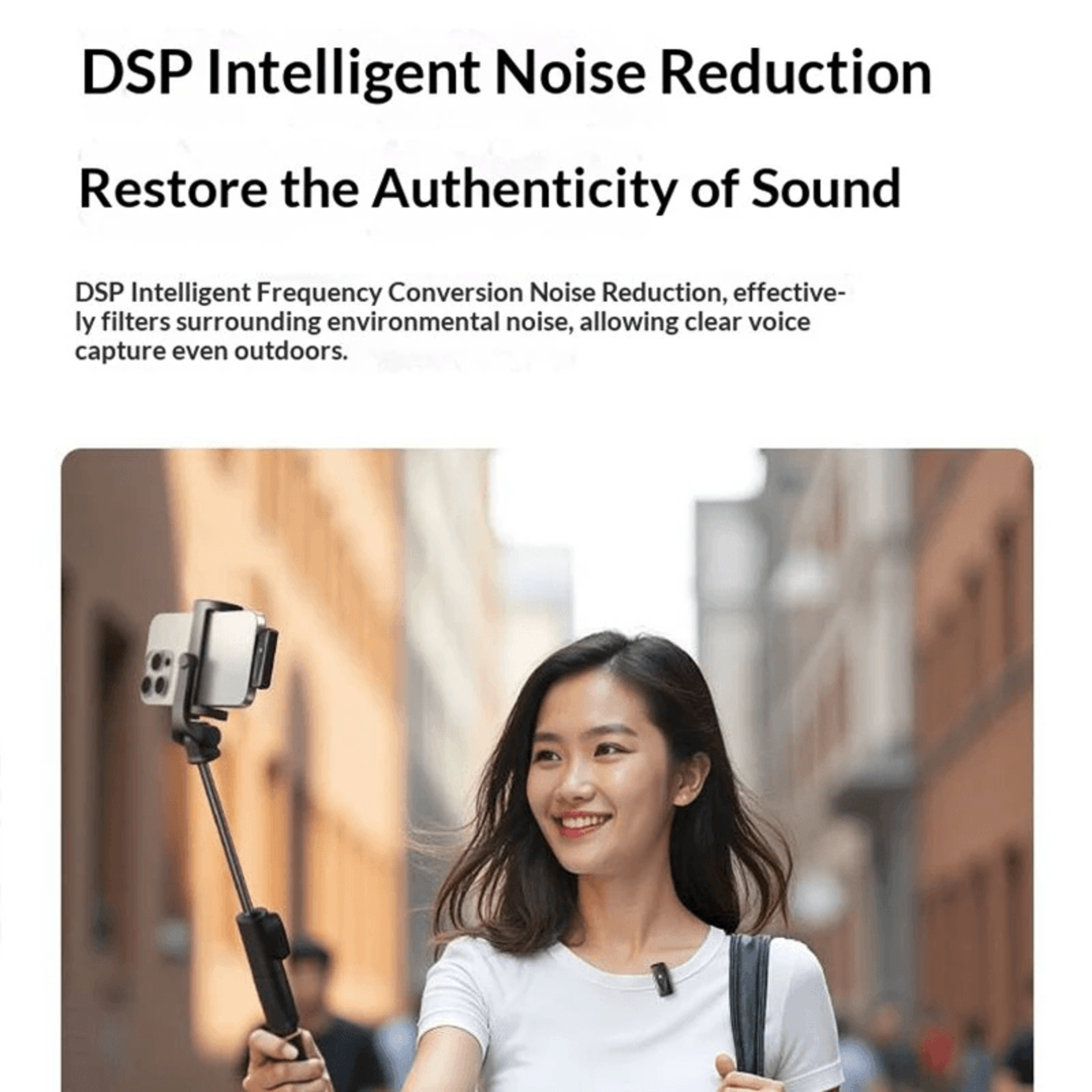Wireless Lavalier Microphone With Noise Cancellation And Charging Case 4