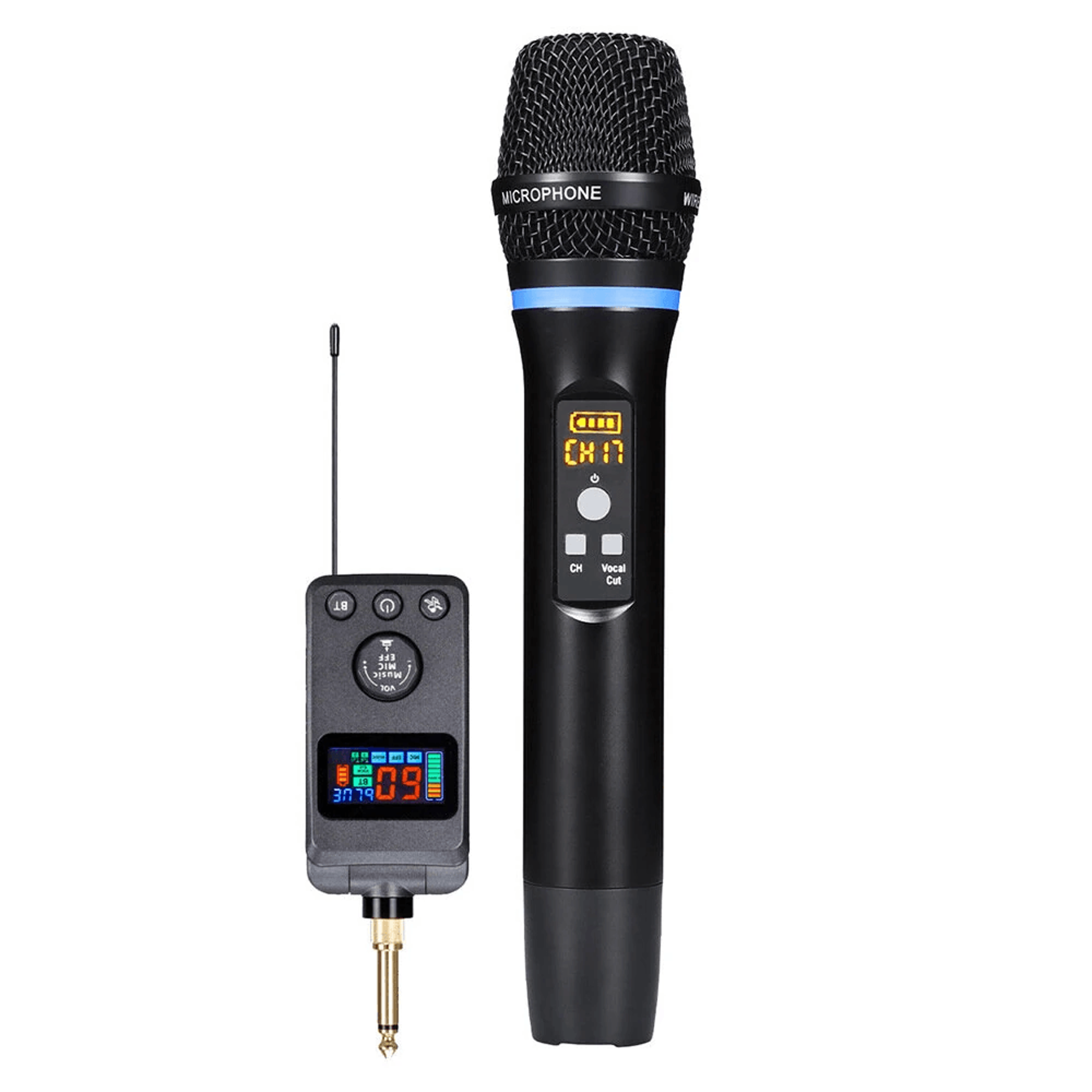 Wireless Karaoke Microphone With DSP Anti Feedback Echo And Rechargeable Receiver 6