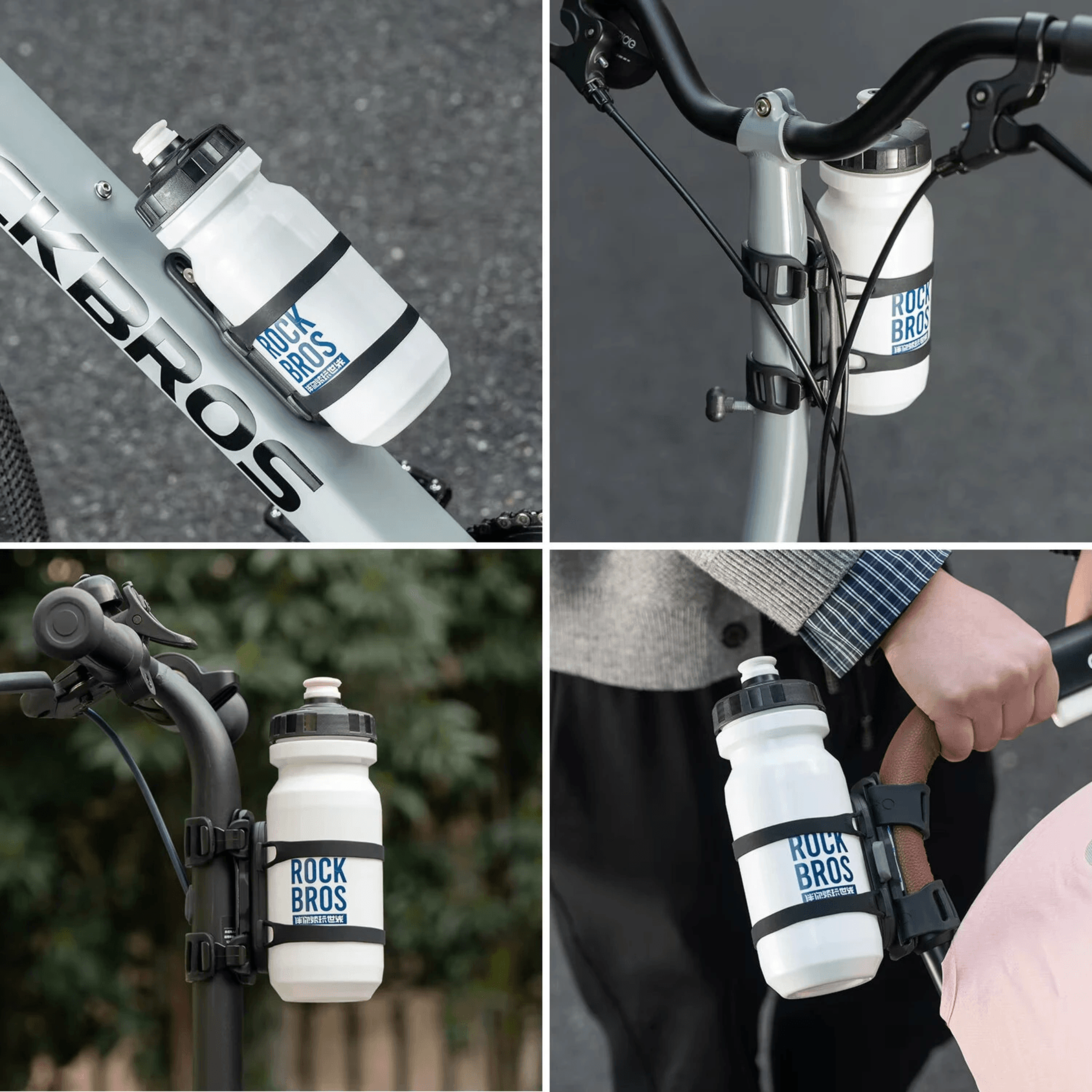 Magnetic Quick Release Bike Bottle Holder With Universal Adjustable Strap 5