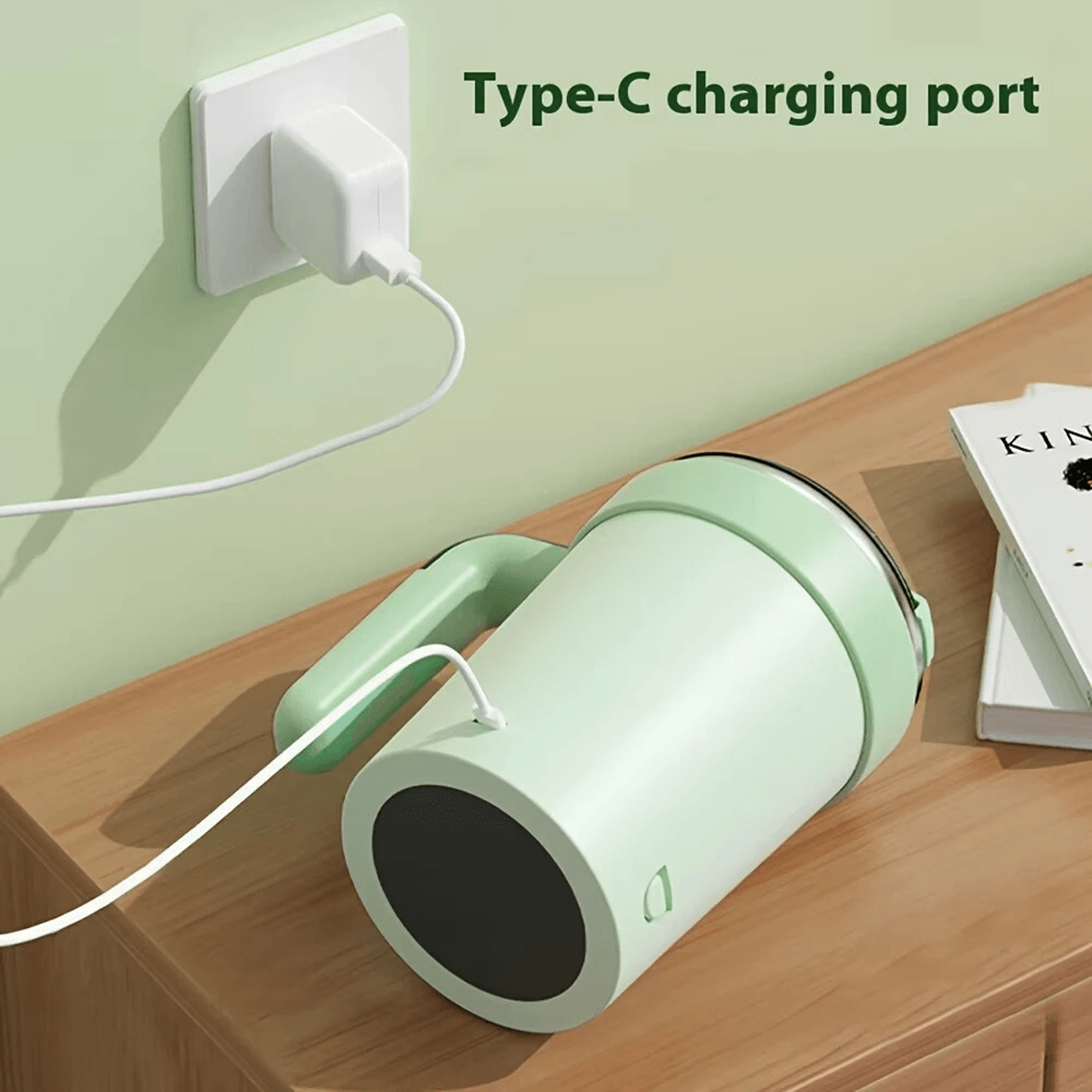 Automatic Magnetic Self Stirring Mug With USB Charging Straw And Lid 4