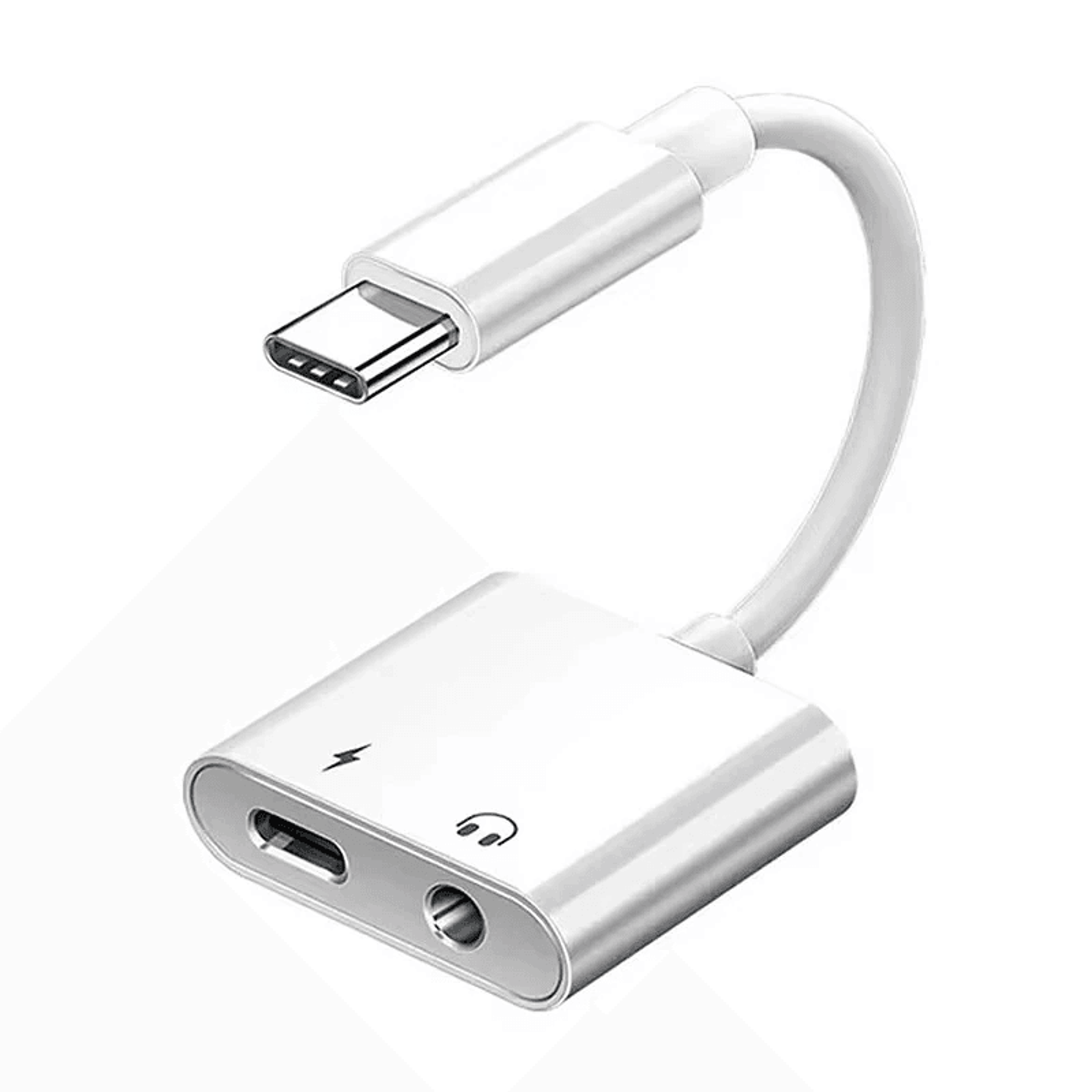USB C To Audio And Charging Adapter For Wired Headphones 0