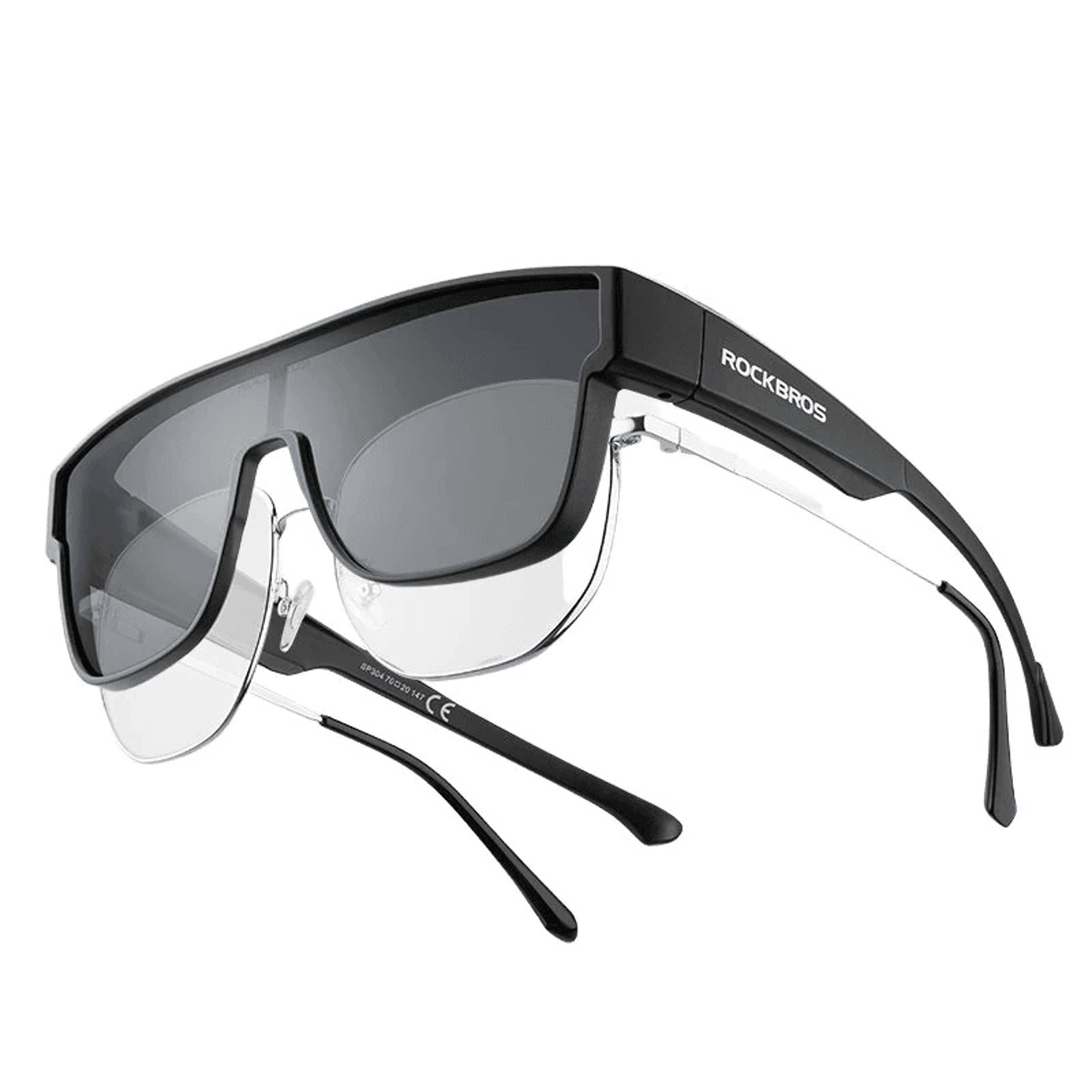 Polarized Cycling Glasses With UV Protection And Myopia Insert 0
