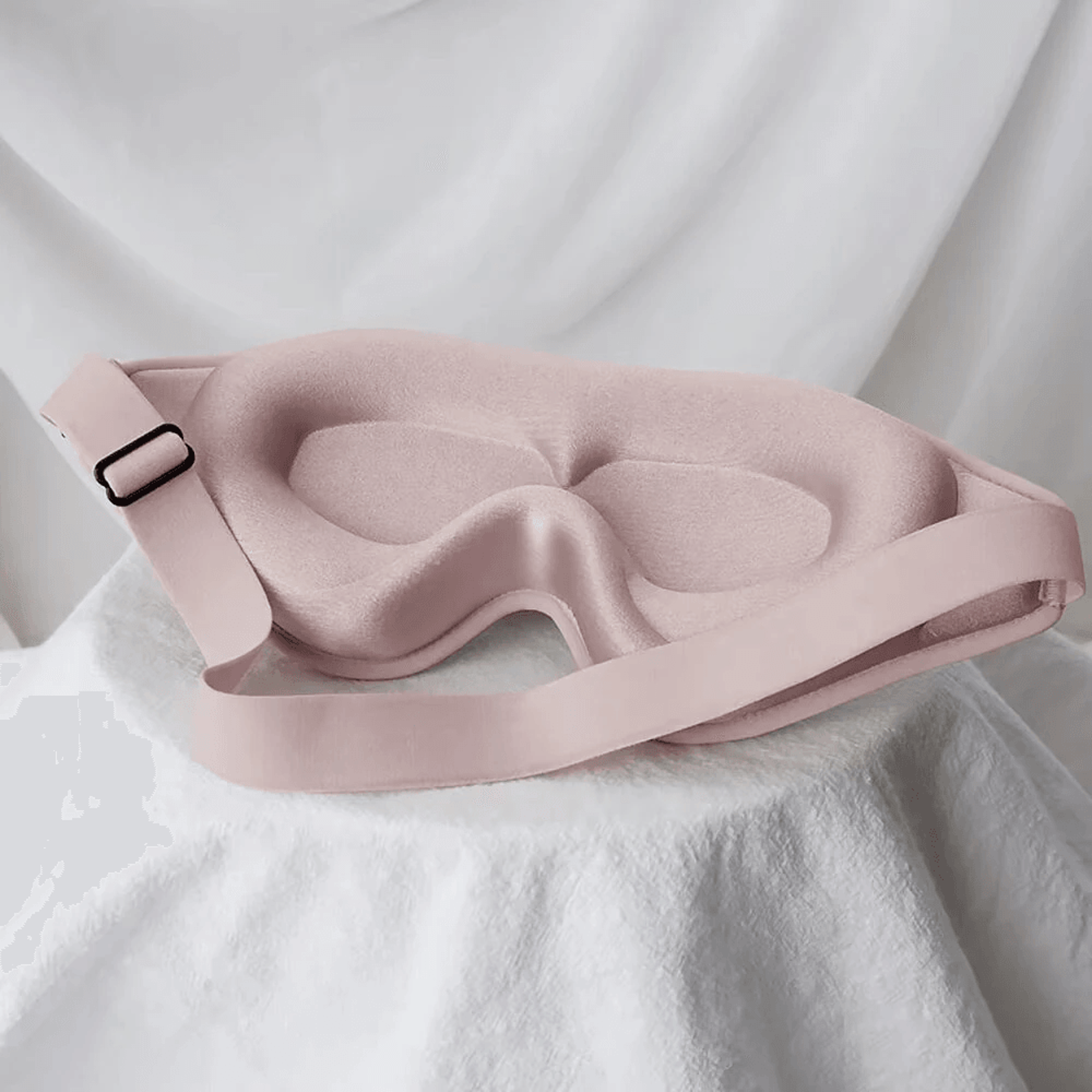 Memory Foam Sleep Mask With Deep Eye Cups And Adjustable Strap 1