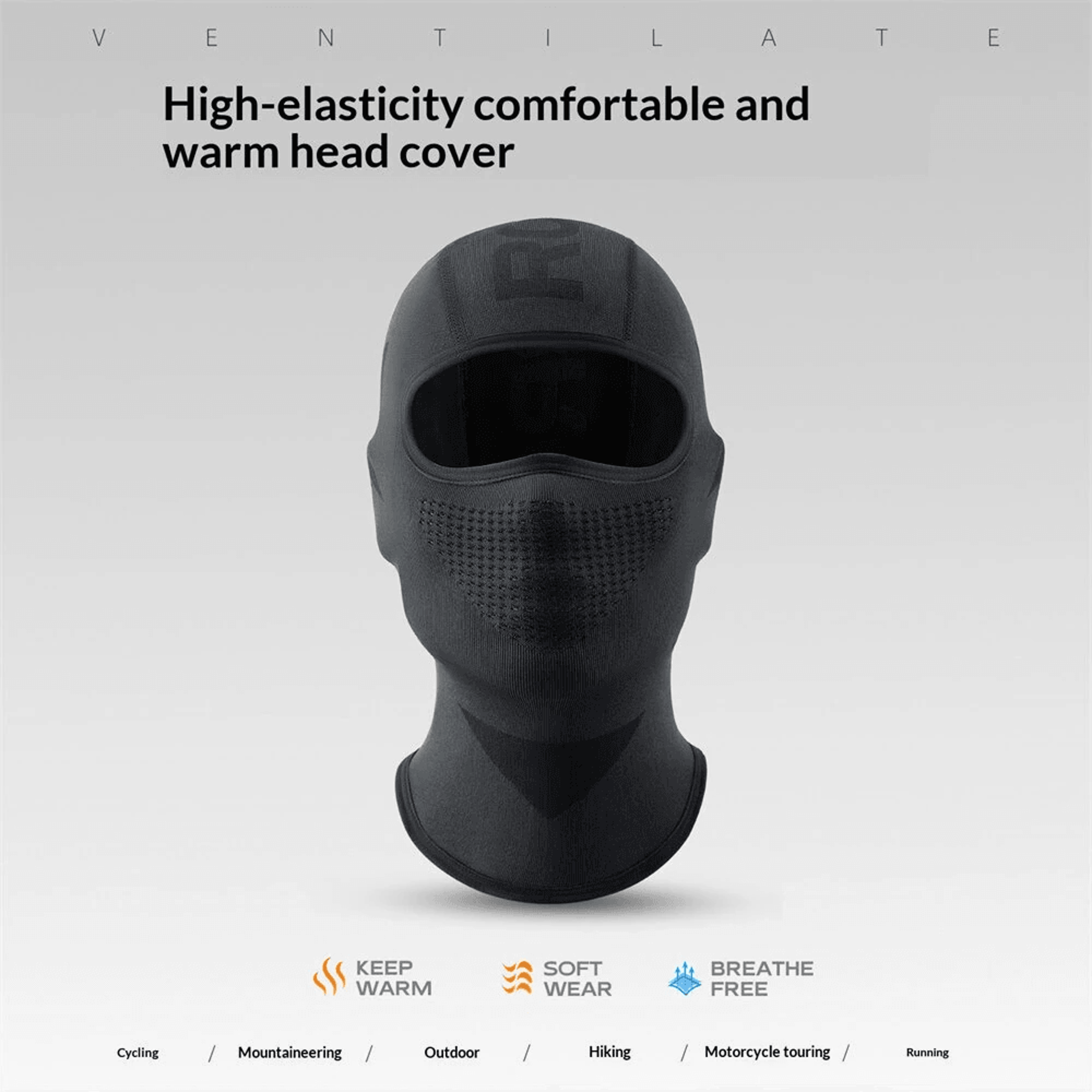 Breathable Cycling Balaclava Windproof Full Face Motorcycle Mask 6
