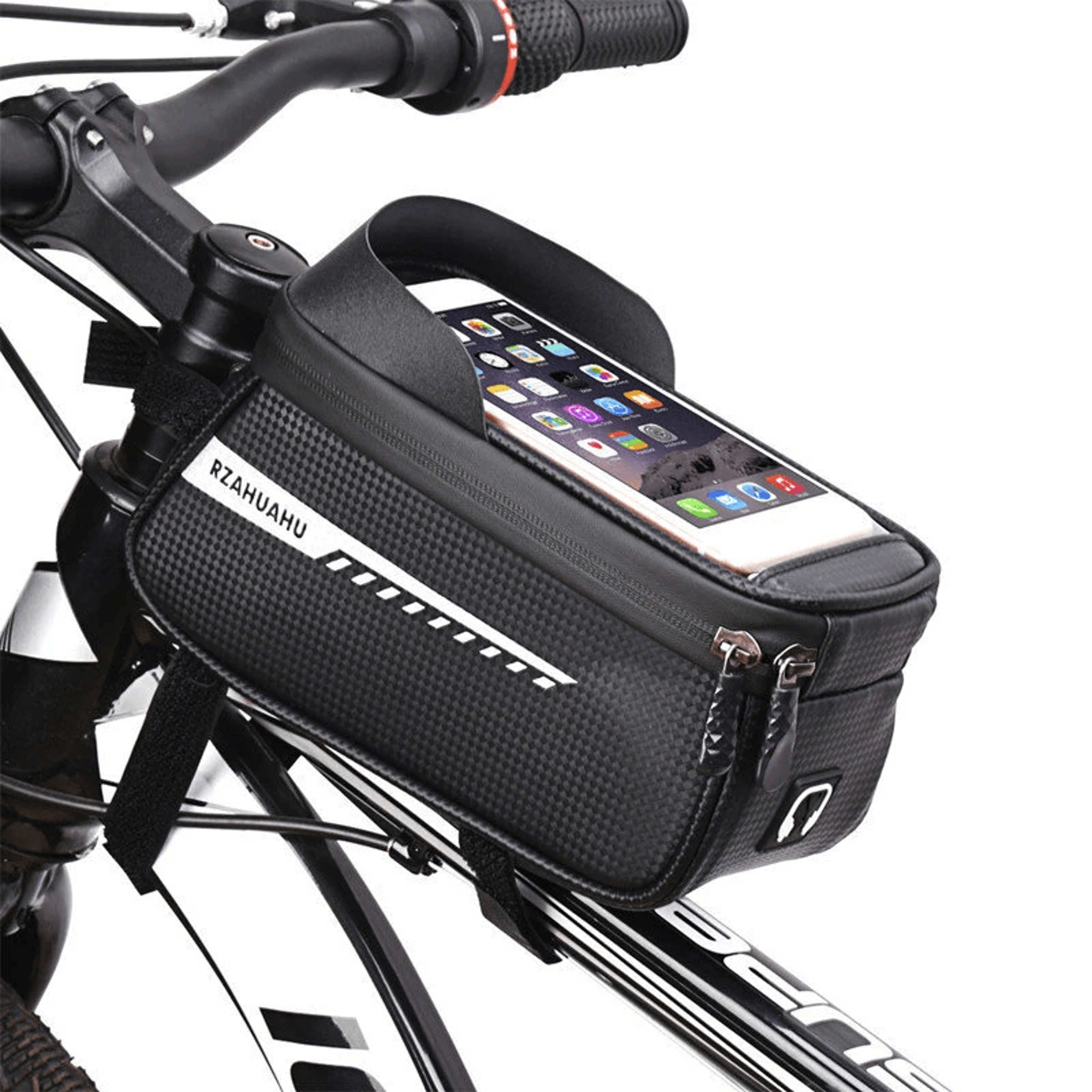 Waterproof Bike Phone Bag With Touchscreen Holder And Reflective Strip 6
