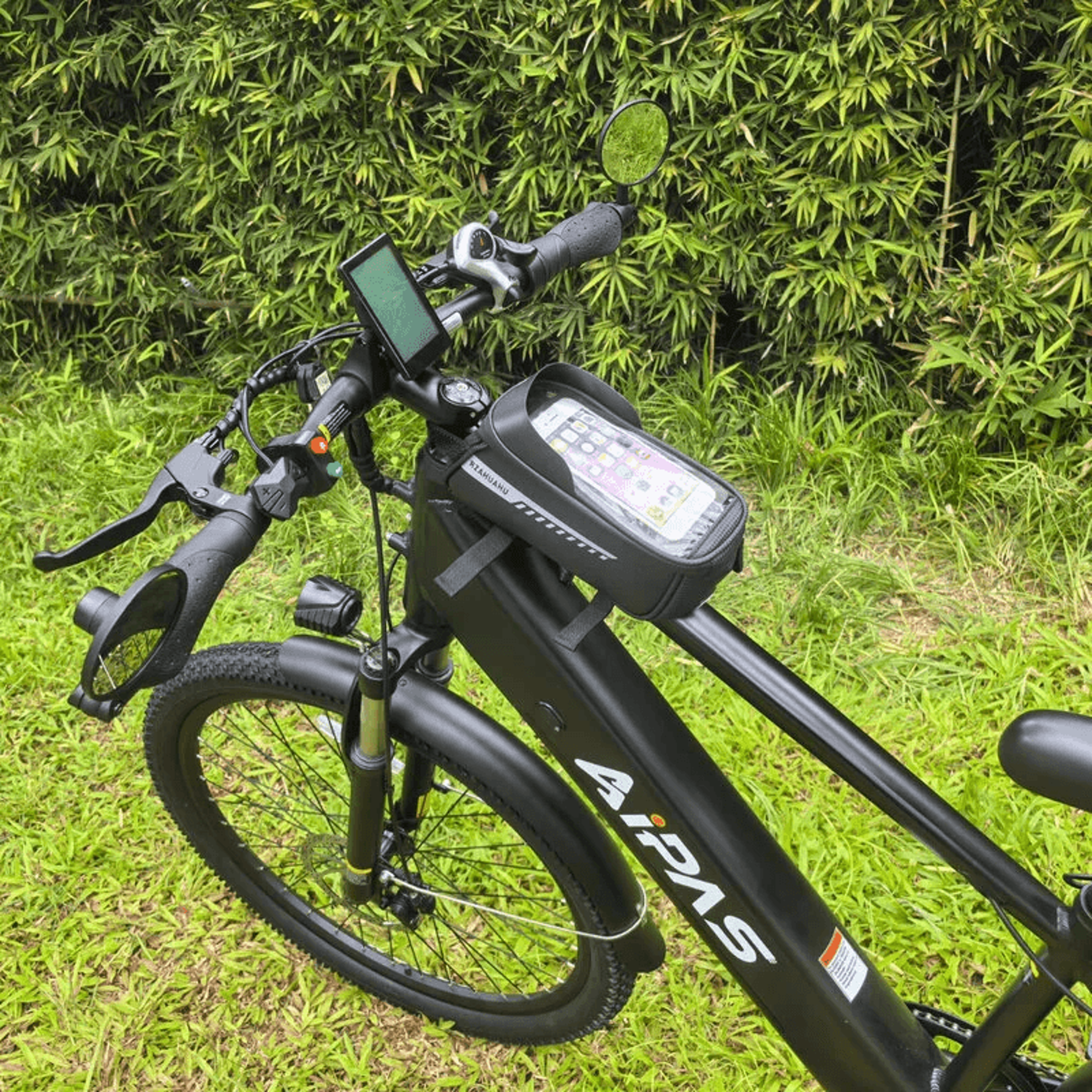 Waterproof Bike Phone Bag With Touchscreen Holder And Reflective Strip 2