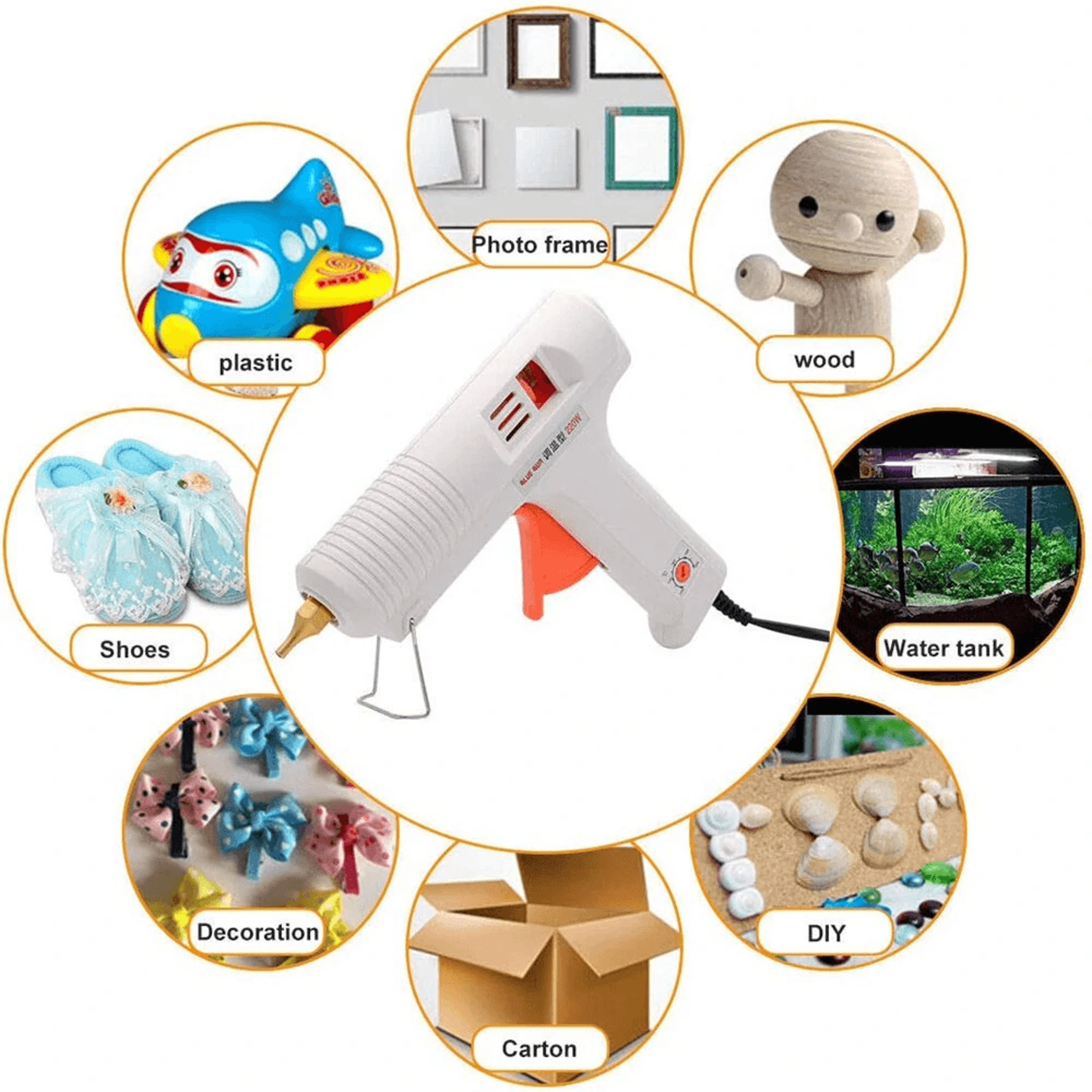 Hot Glue Gun With Adjustable Temperature For DIY Crafts Repairs And Small Projects 4