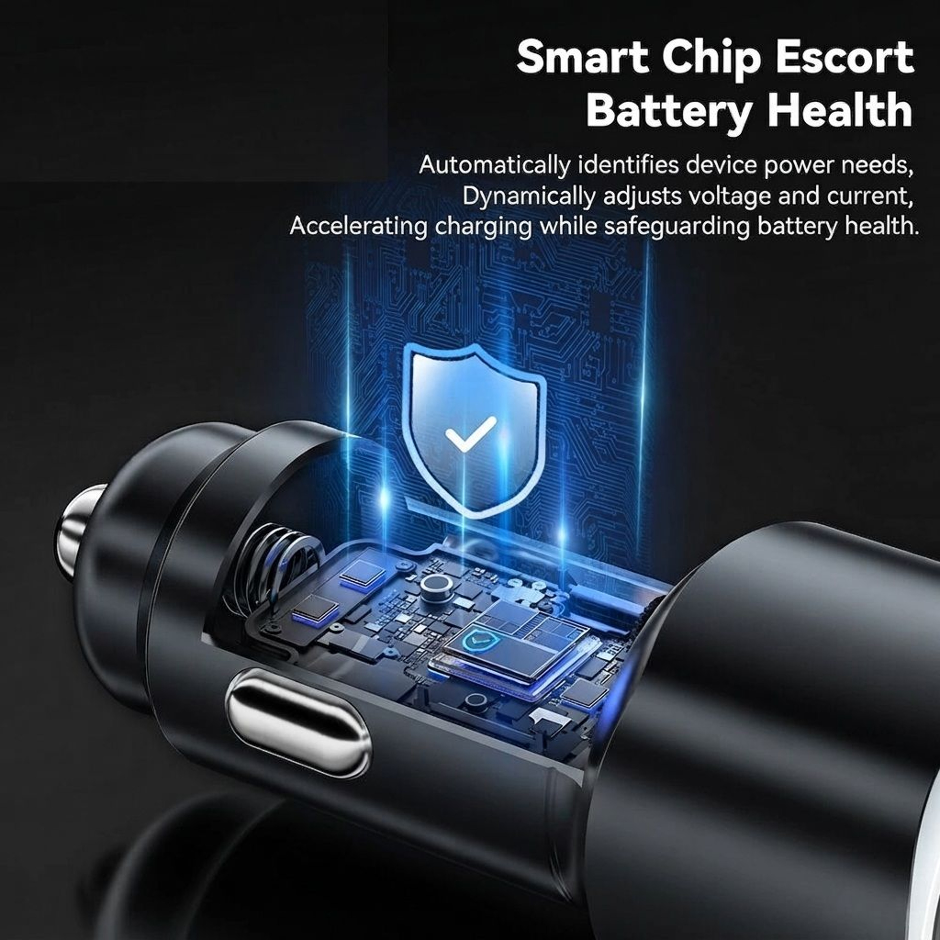 Dual Port USB C Car Charger With PD Fast Charging Support 1