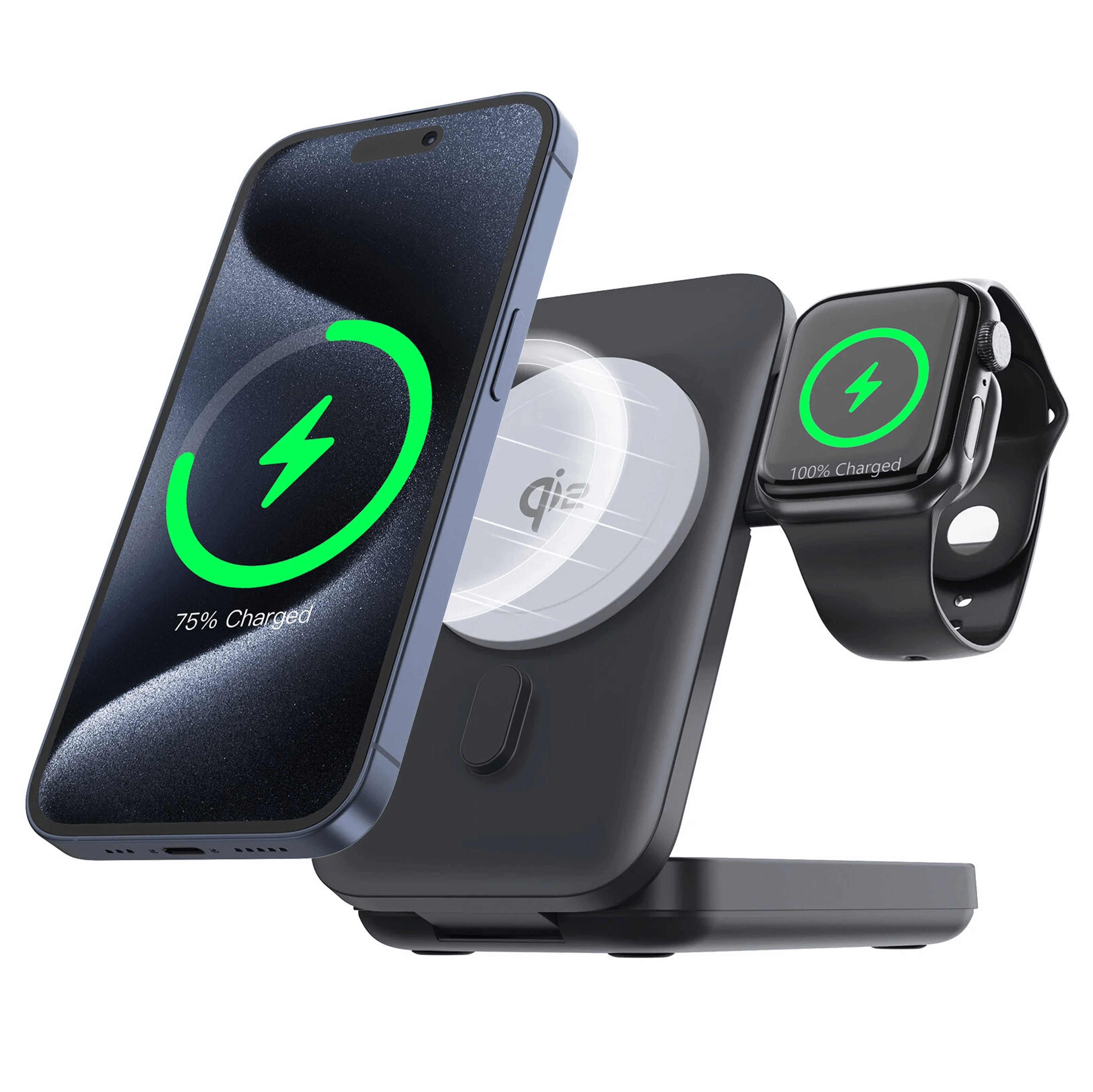 Foldable Magnetic Wireless Charger Power Bank With Certified Fast Charging 9